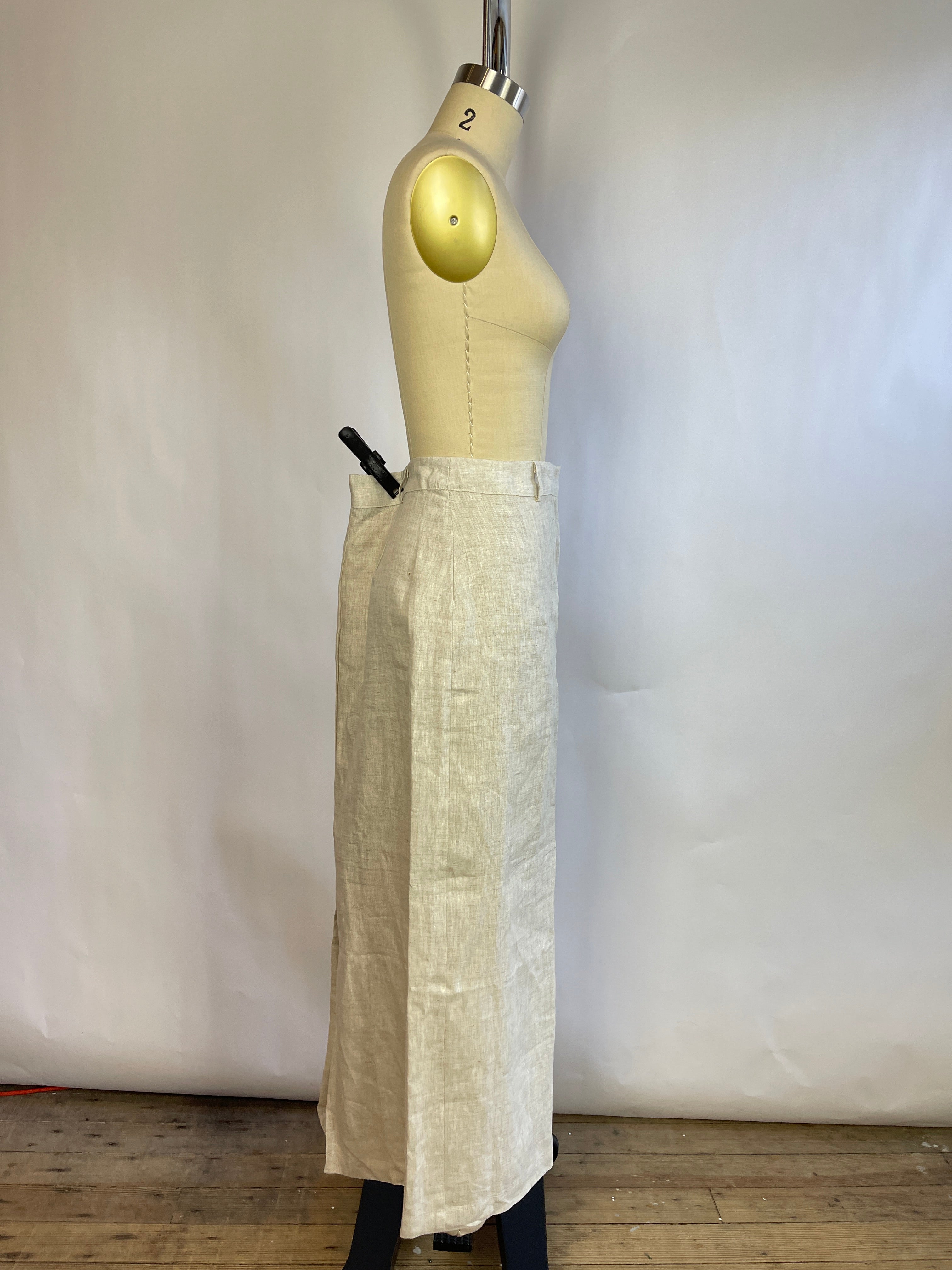 Reformation Linen Midi Skirt (8/M)