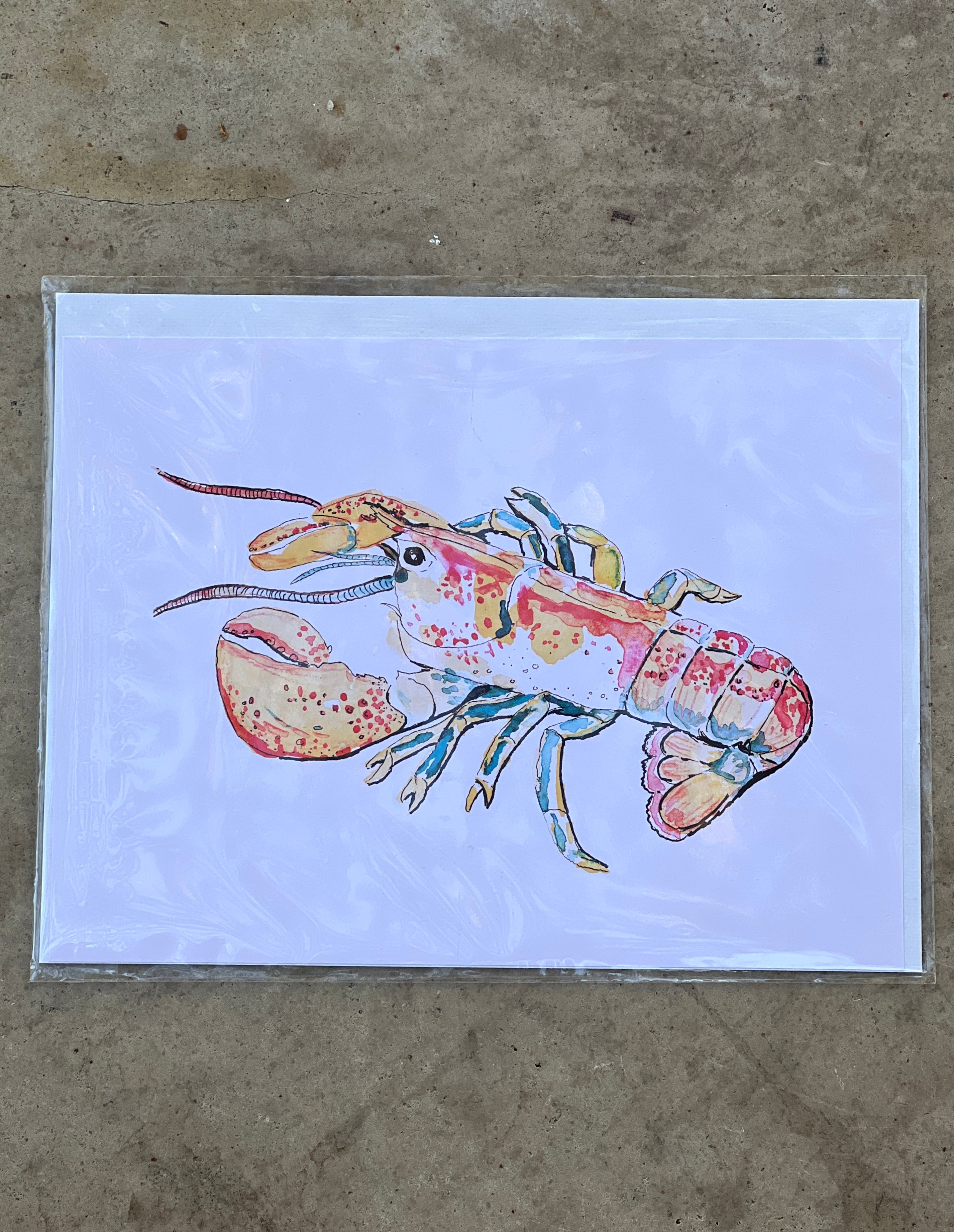 Refuge Studios Iowa City - Lobster Study Giclée Print