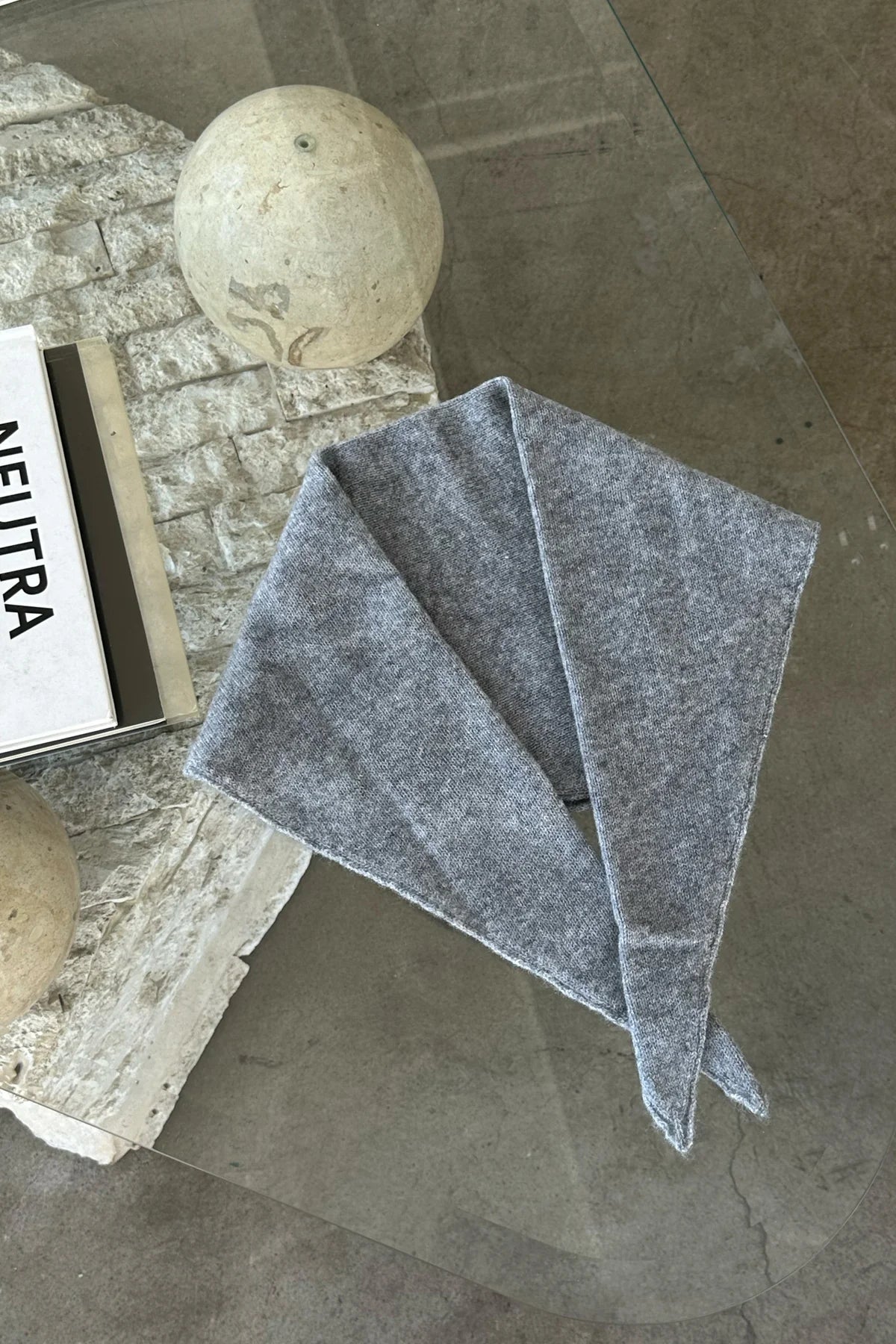 Le Bon Shoppe - Cashmere Bandana | Heather Grey