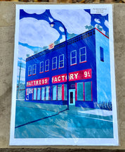 Refuge Studios Iowa City - The Mattress Factory Digital Illustration