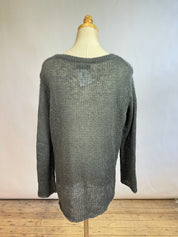 Woolen Ships Heart Sweater (M)