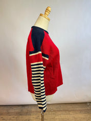 Vintage Red Wool Sweater (M)