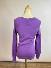 Theory Purple Cashmere Top (S)