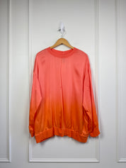 Raquel Allegra Orange Satin Top (S/M)