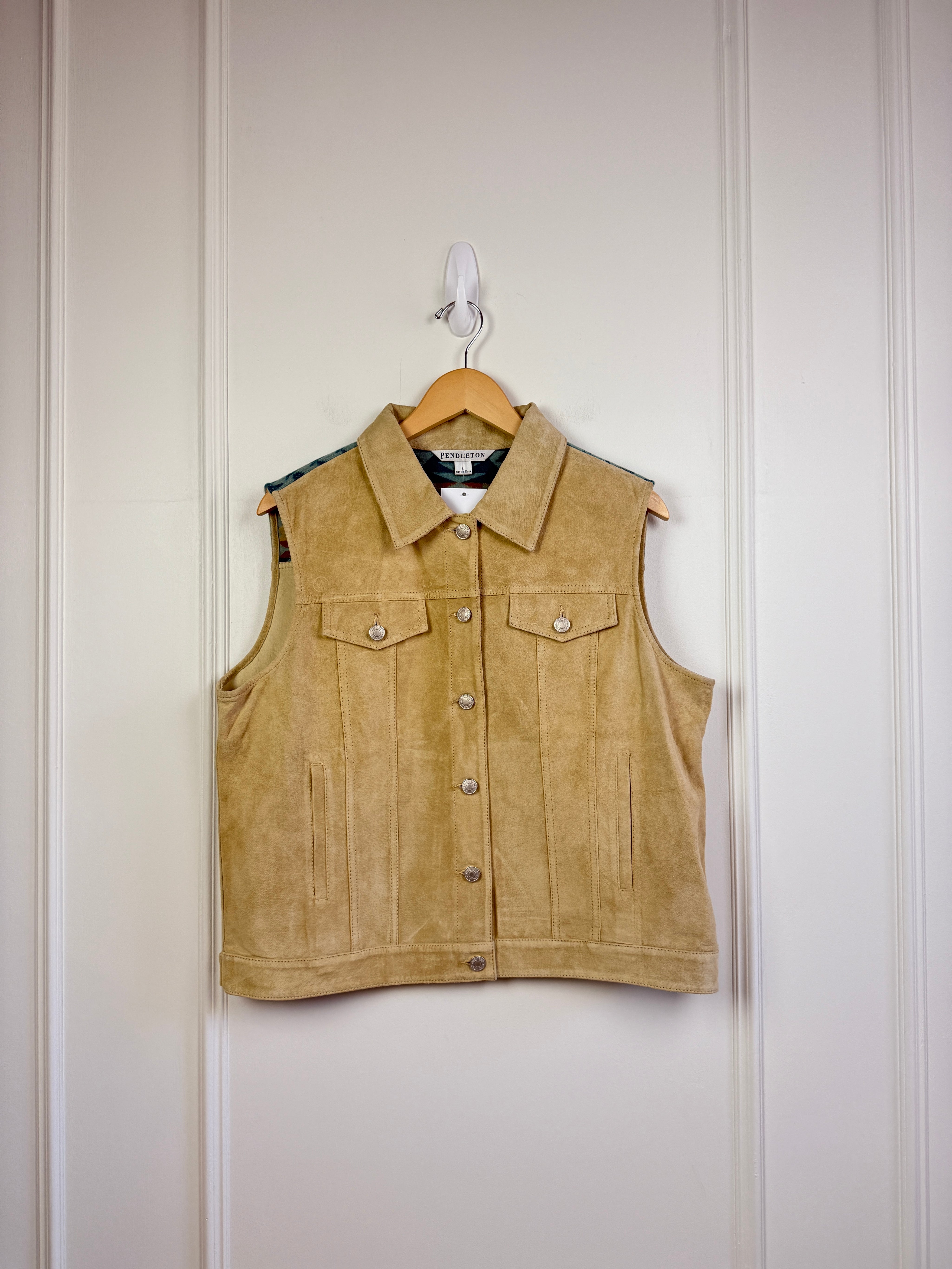 Pendleton Suede Vest (L)