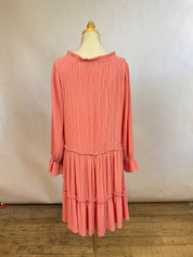 MISA LA Pink Pleated Dress (S)