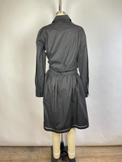 Carven Black Shirt Dress (M/FR40)