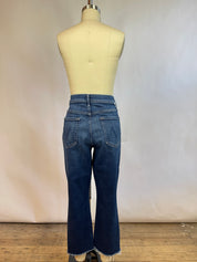 Mother "The Insider Crop Step Frey" Denim (33/16)