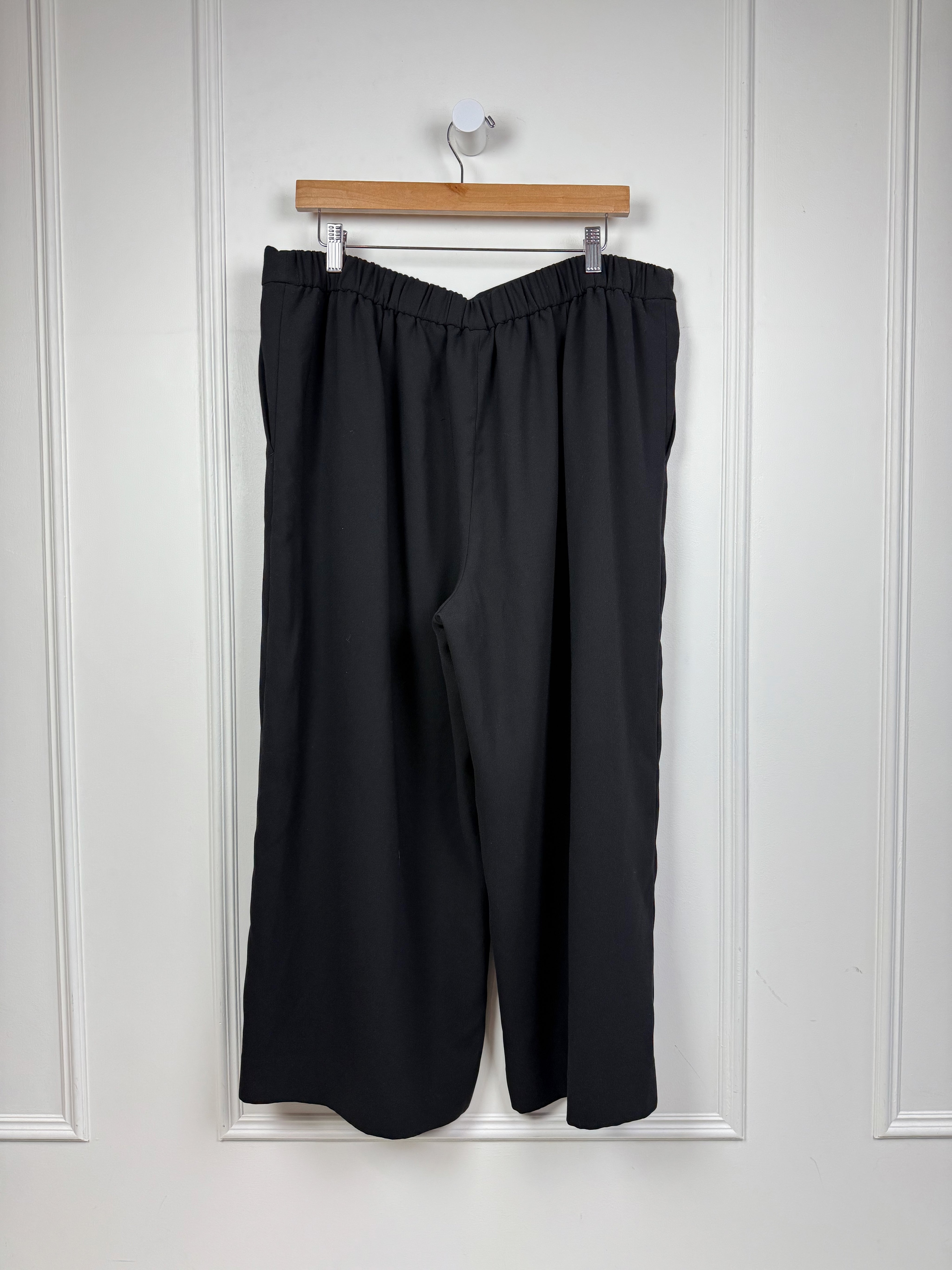 J Crew Black Cropped Trousers (18/2X)
