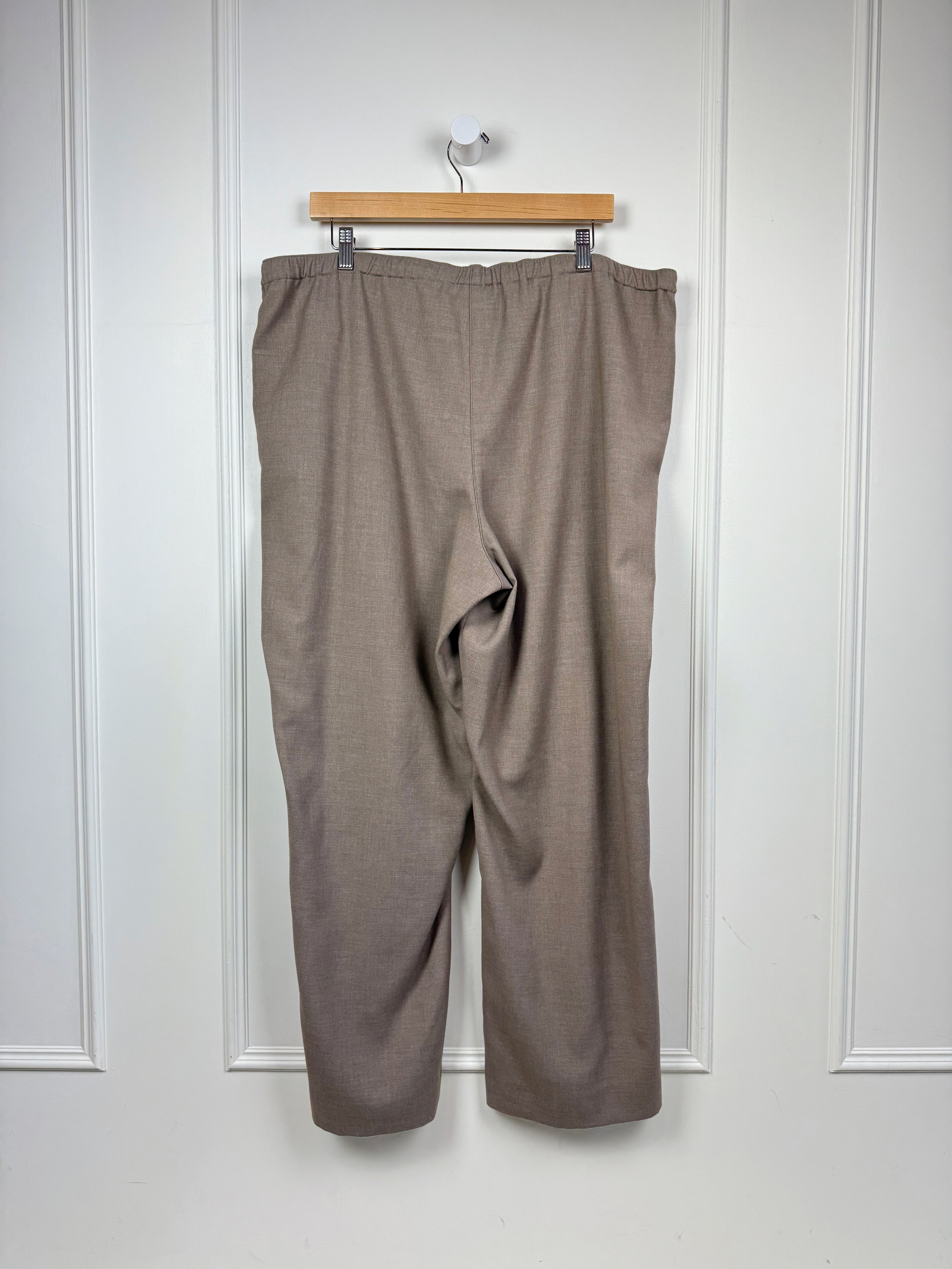 Abercrombie & Fitch Tan Pull On Trousers (XL- Short)