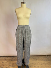 Cotton Gingham Pants (S)