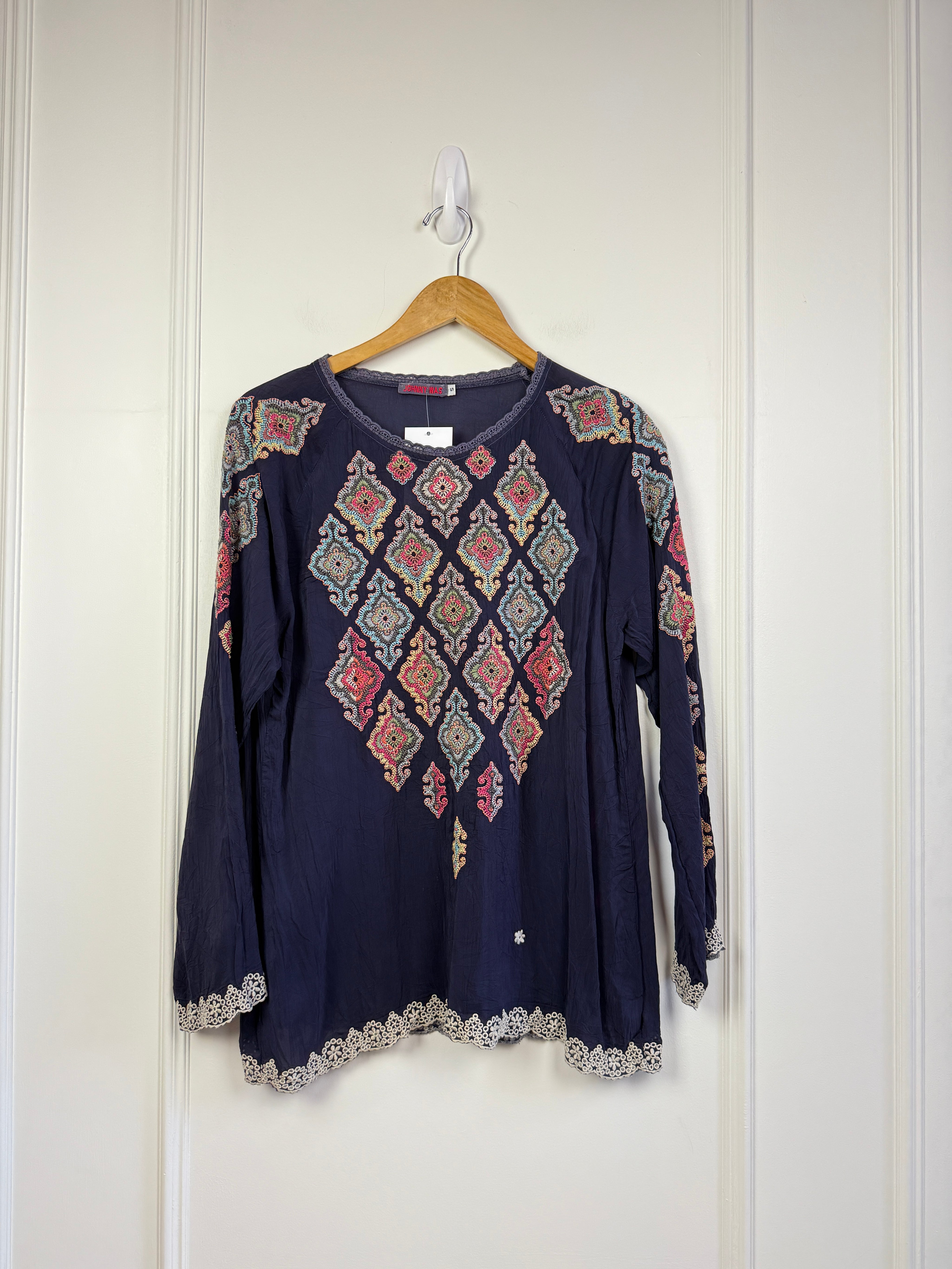 Johnny Was Embroidered Top (S)