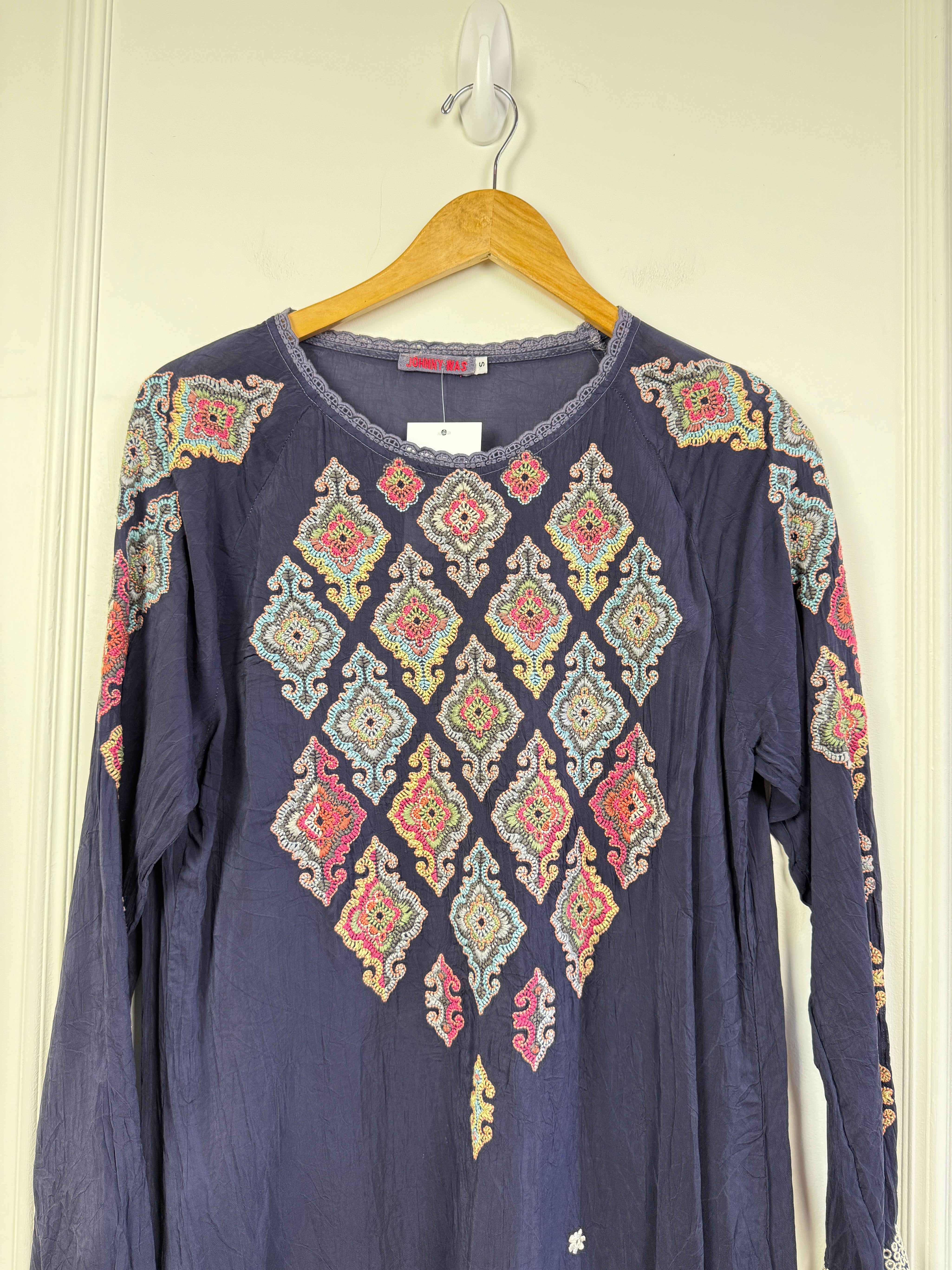 Johnny Was Embroidered Top (S)