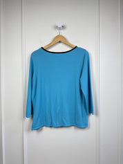 Vintage Nancy Bolen Blue Blouse (XL)