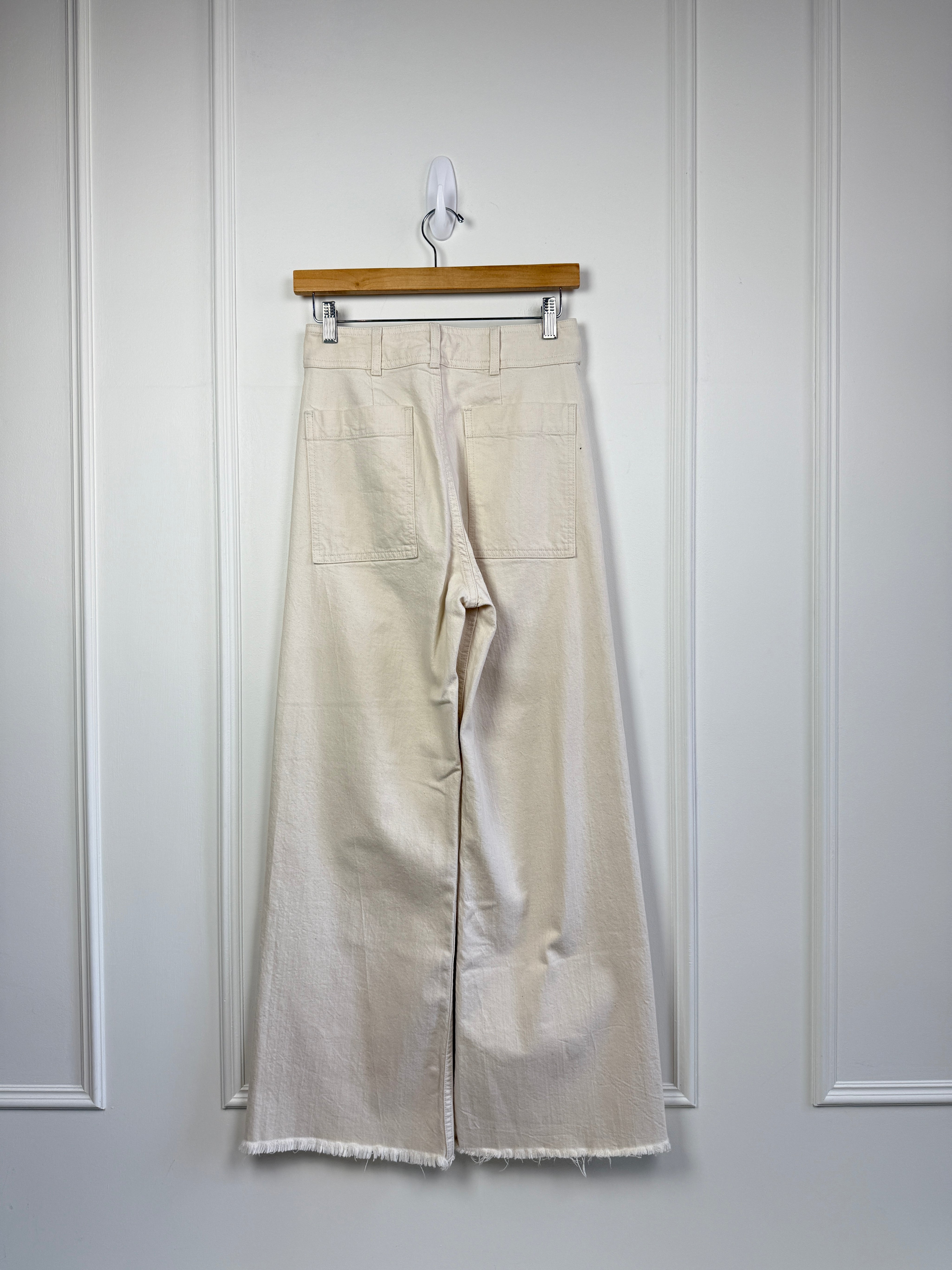 Creatures of Comfort Cream Raw Edge Pant (4/27)