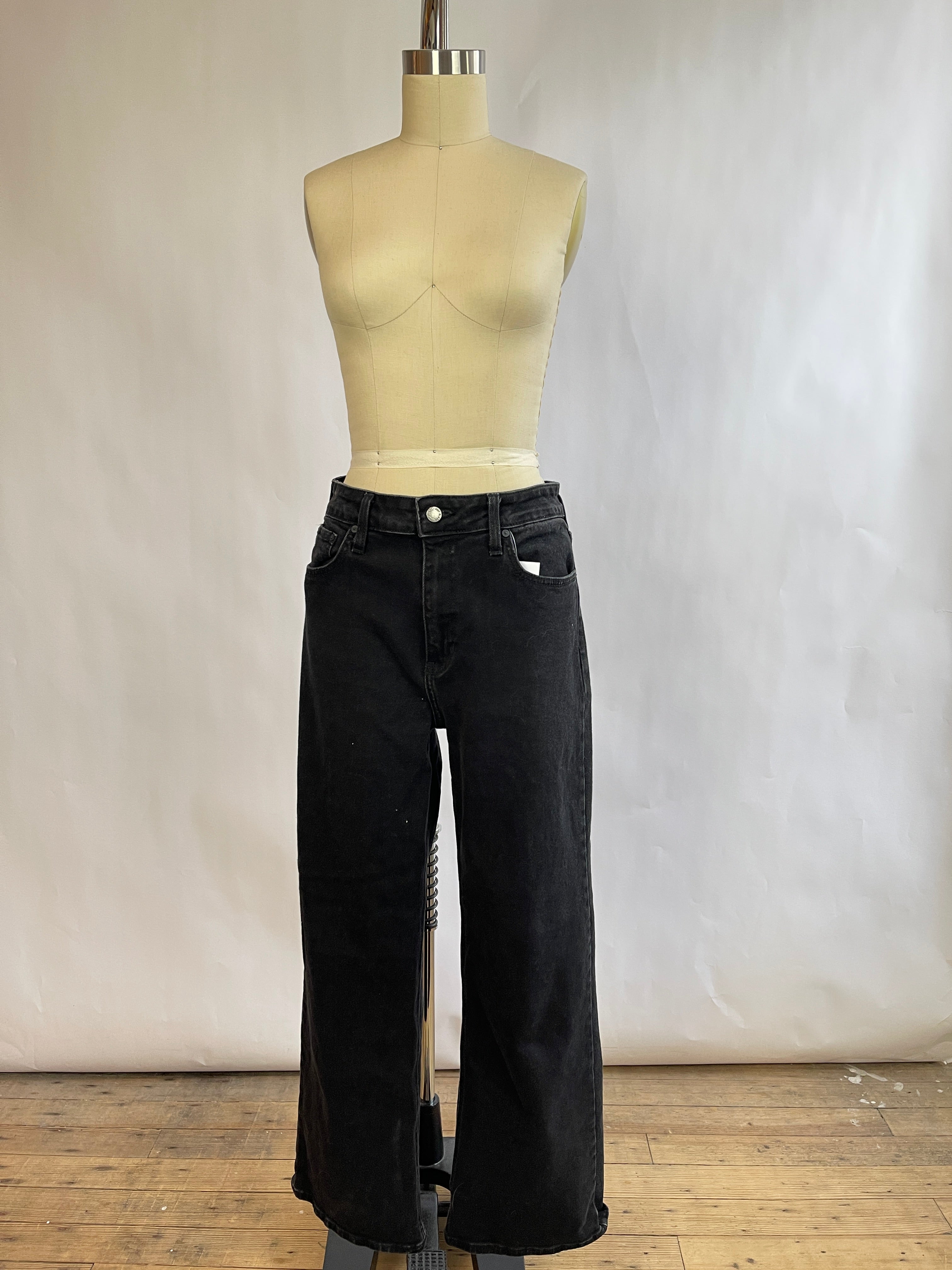 Just Black Straight Leg Denim (30/10)