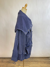 Free People Blue Jacket (XL)