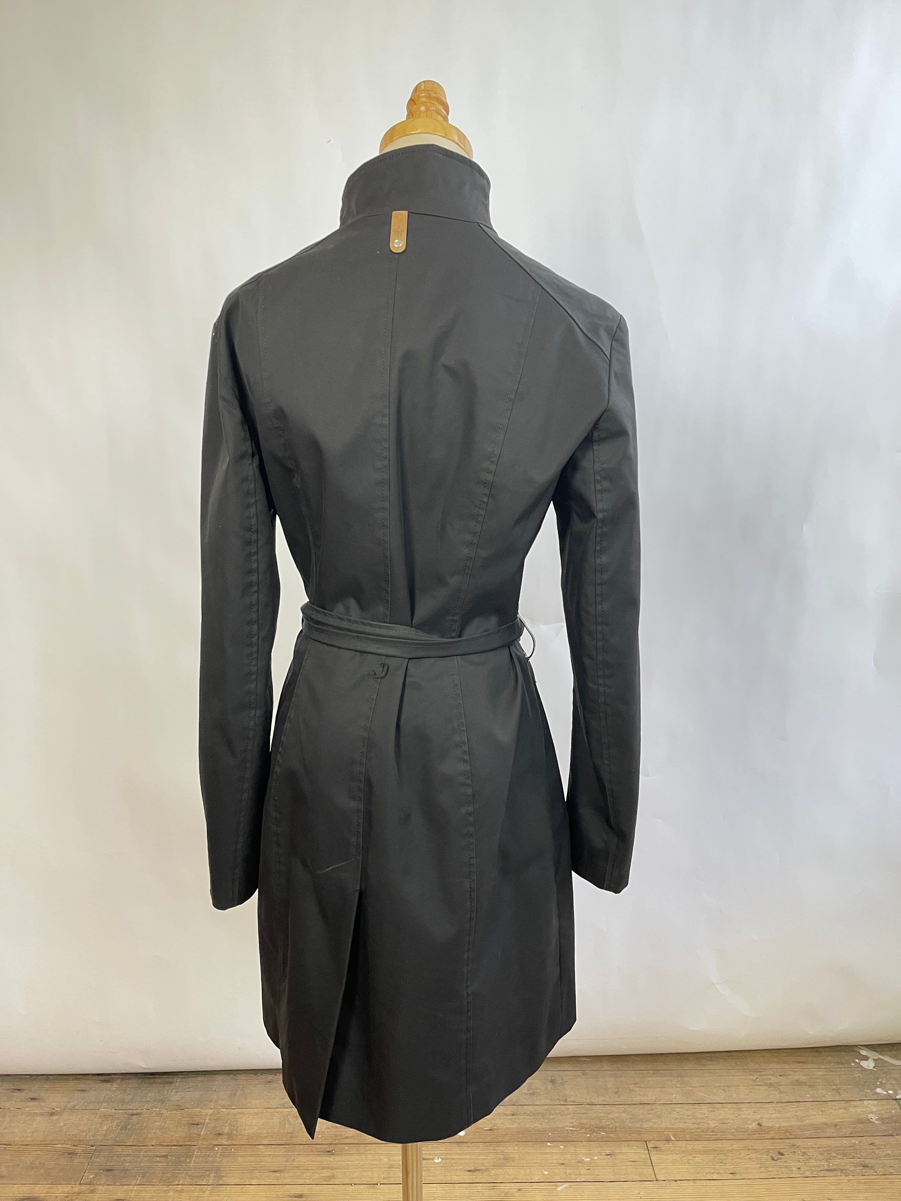 Mackage Black Trench Coat (M)