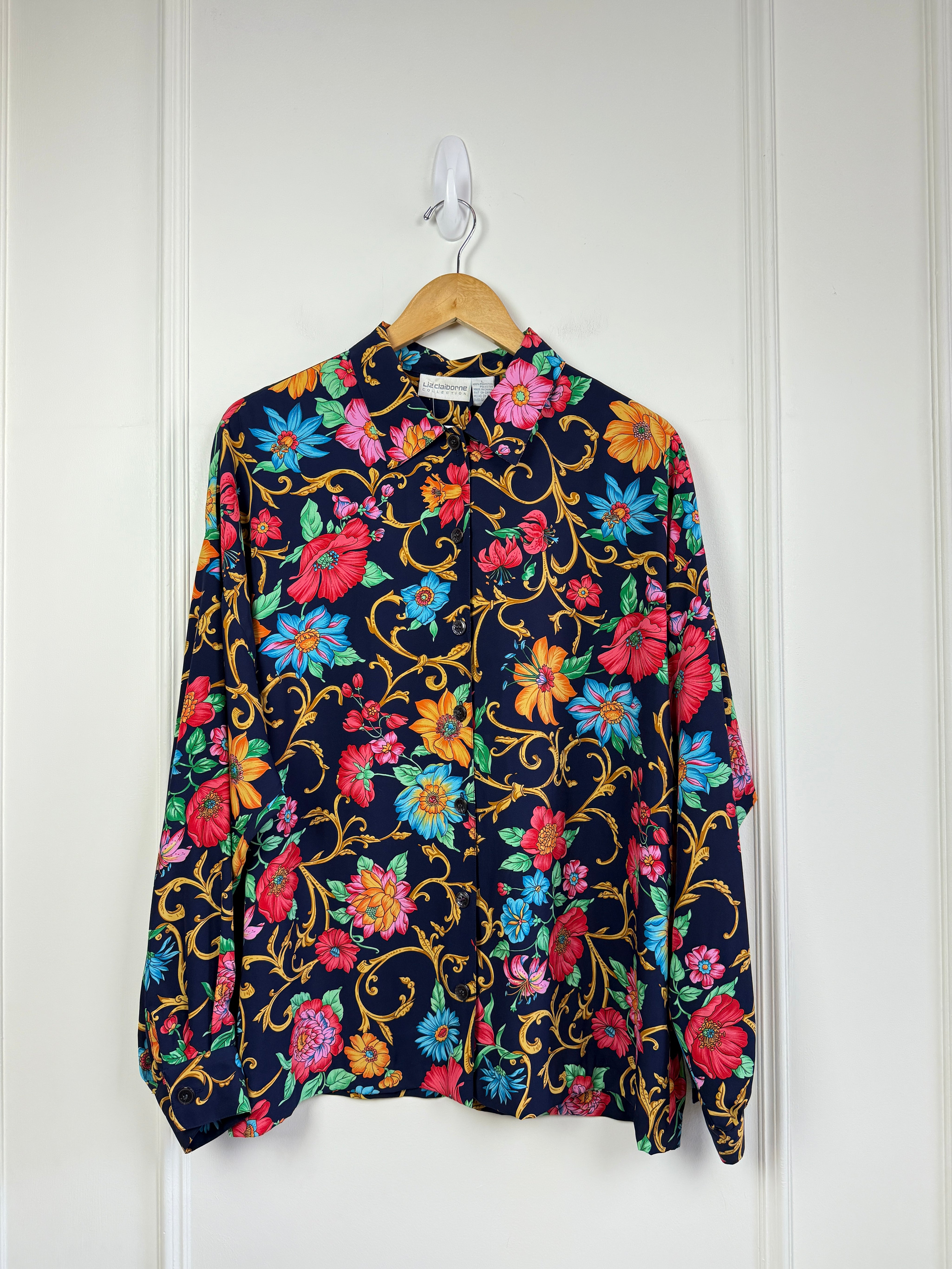 Vintage Liz Claiborne Floral Top (L)