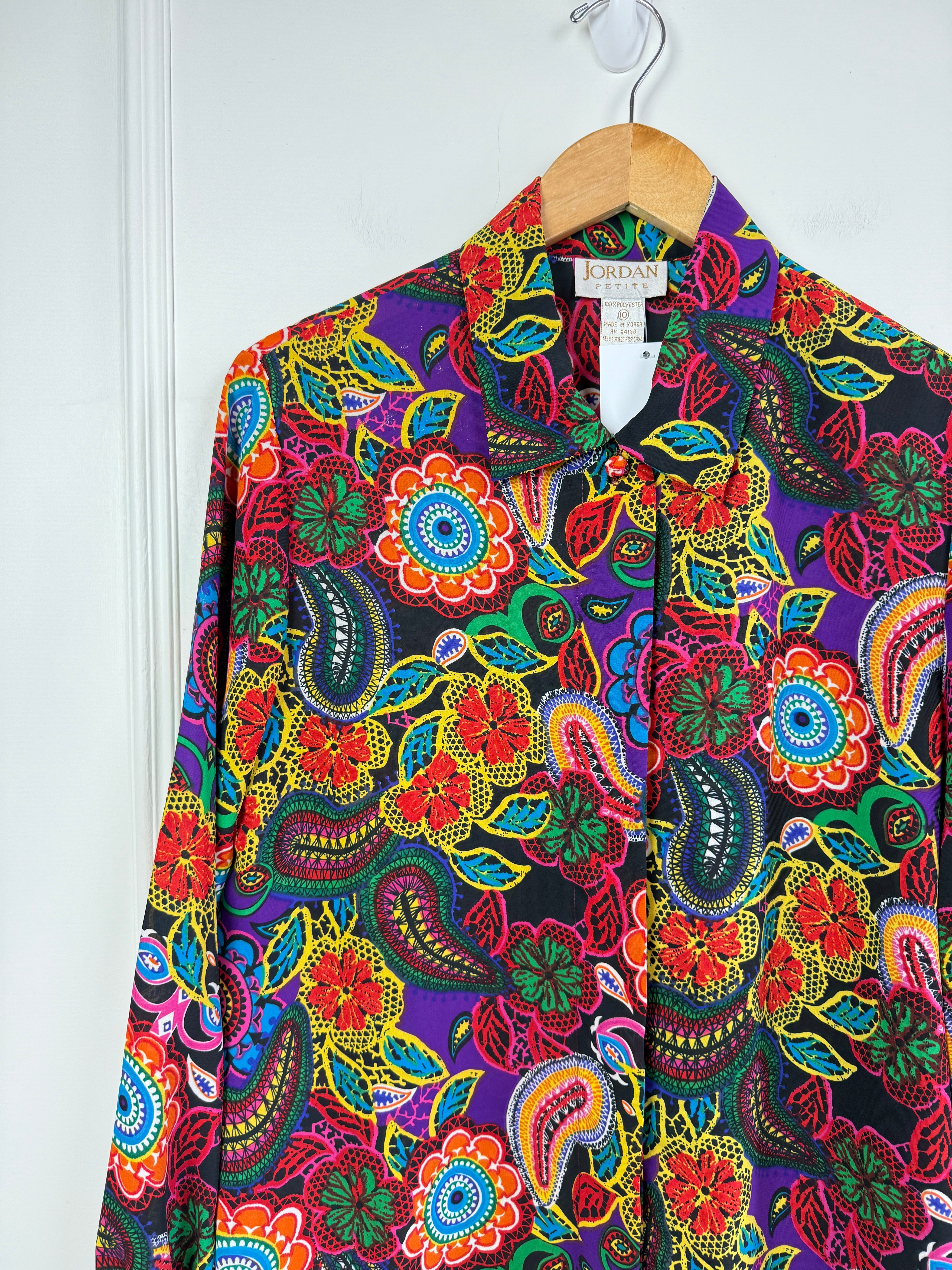 Vintage Jordan Petite Blouse (M)