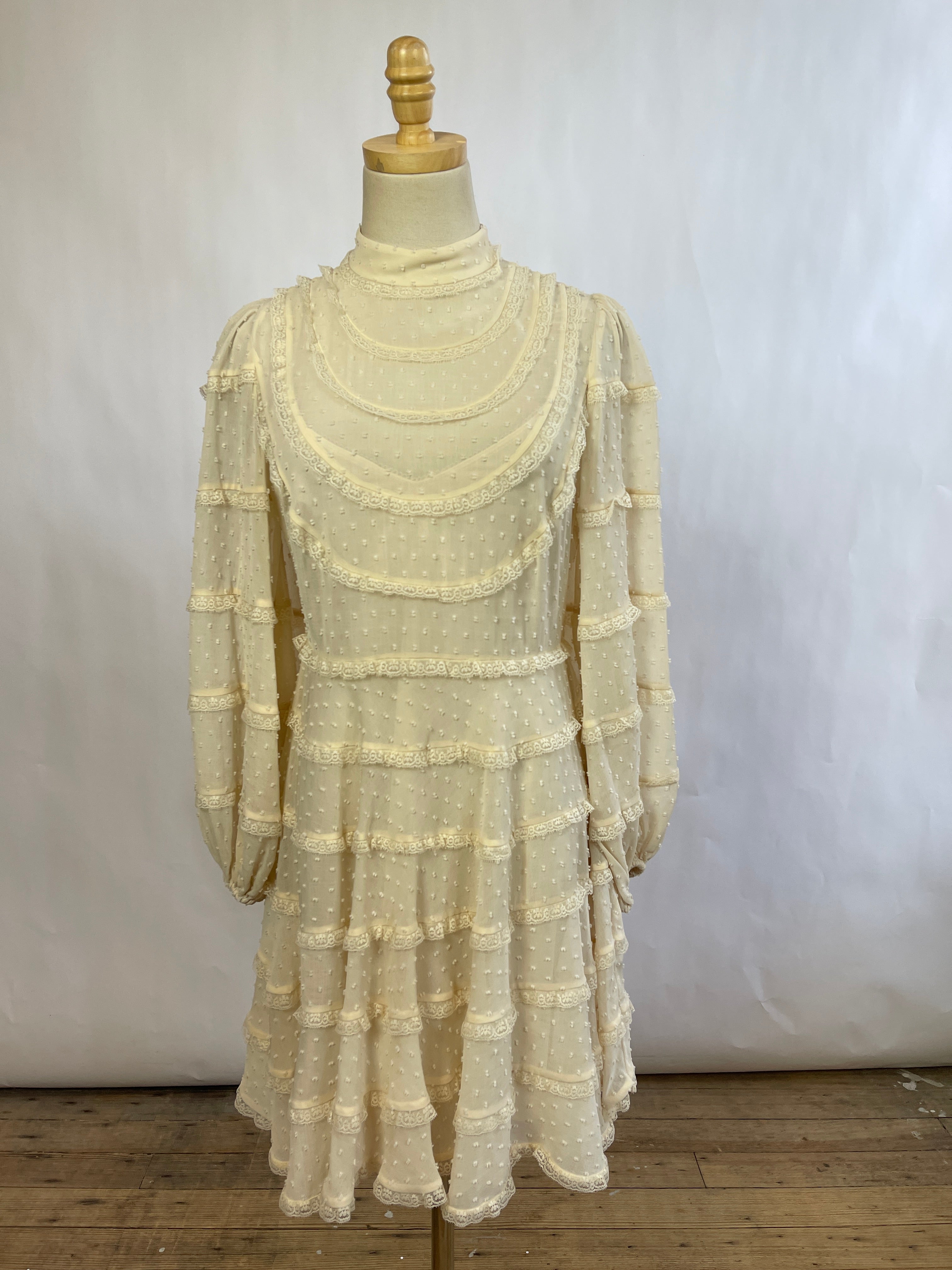 Zimmerman Cream Dress (2/XS)