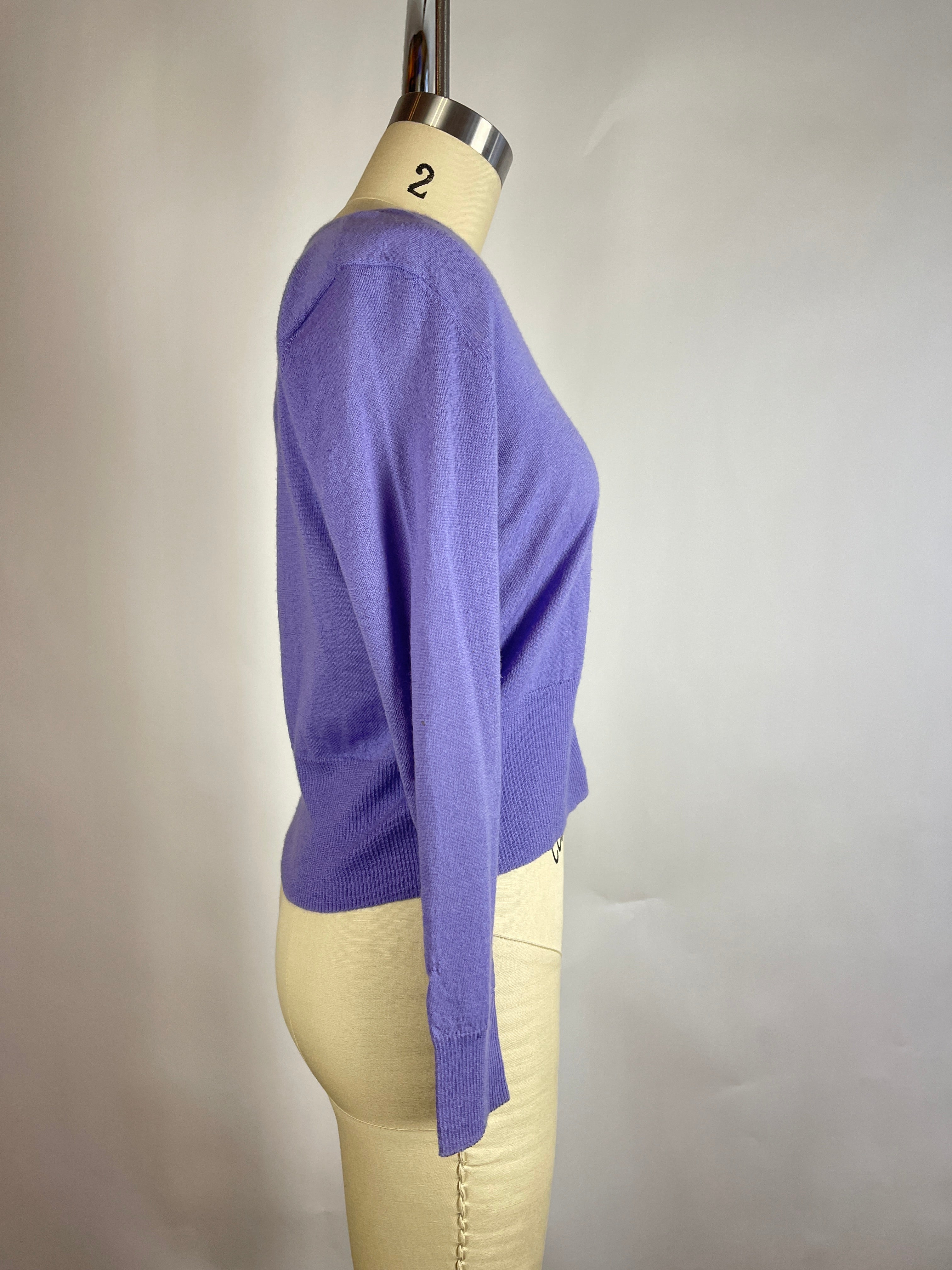 Vintage Purple Cashmere Top (XS/S)