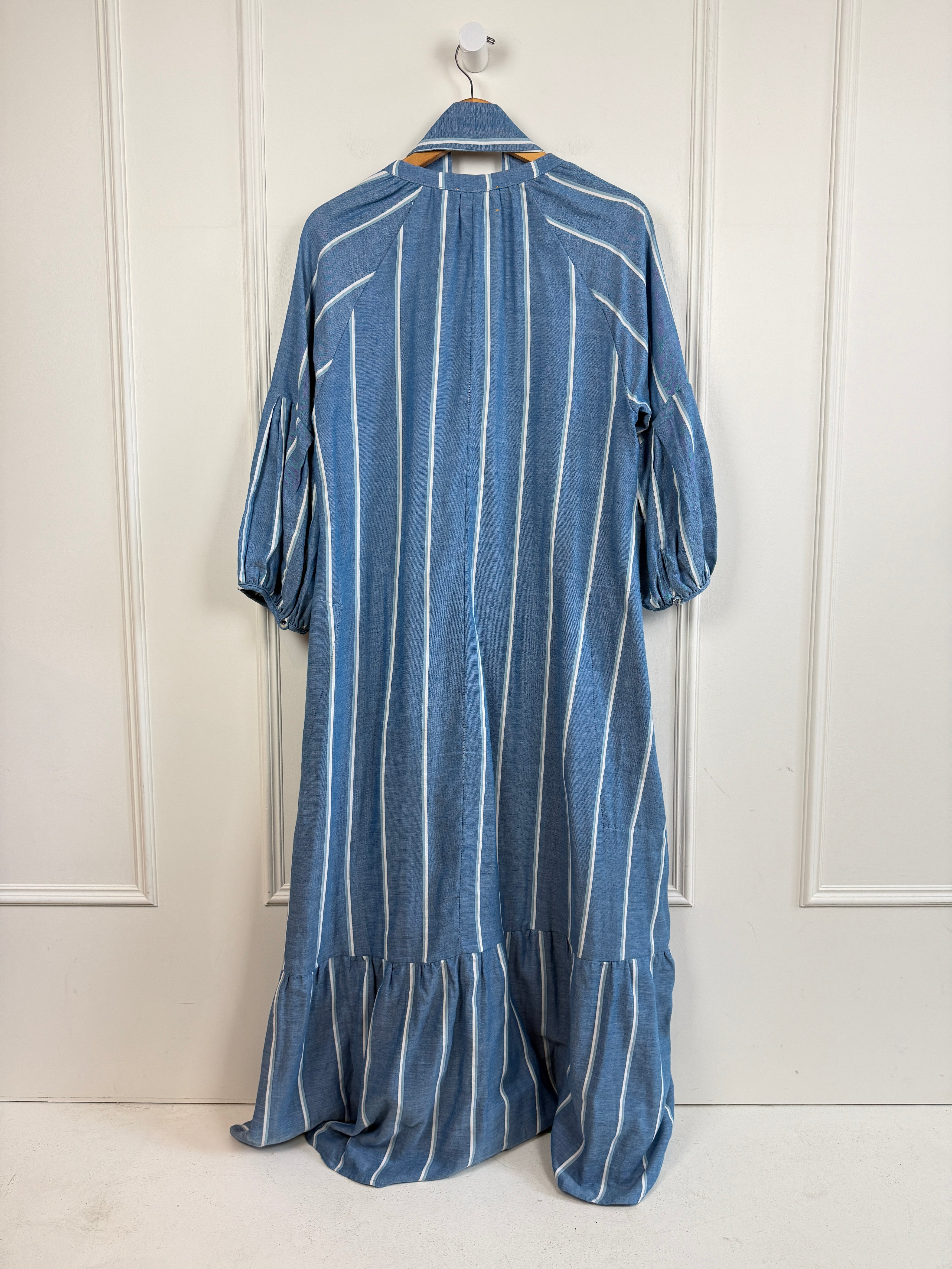 Pietsie Blue Striped Dress (L)