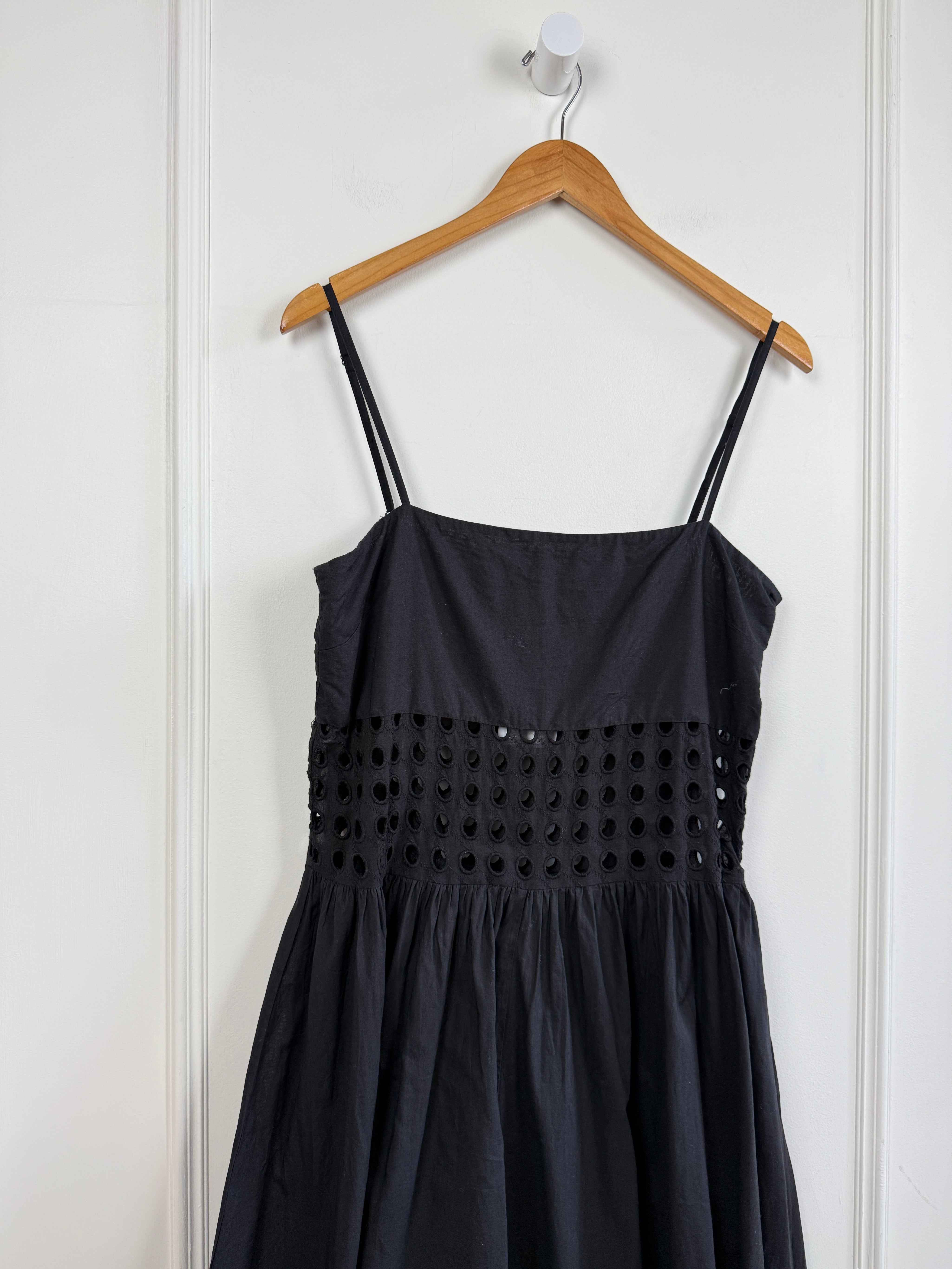 Solid & Striped Black Dress (L)