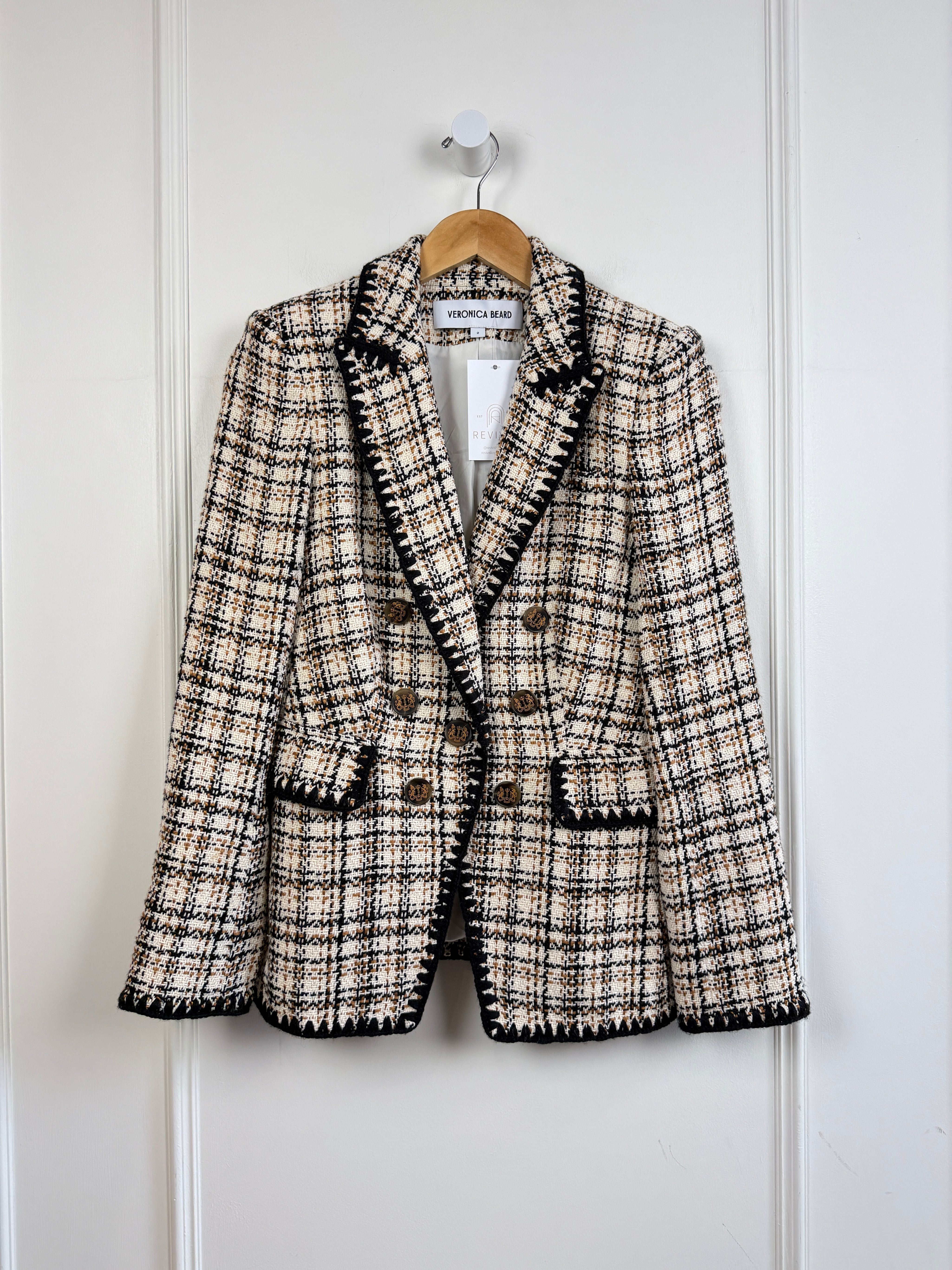 Veronica Beard Tweed Blazer (2/S)