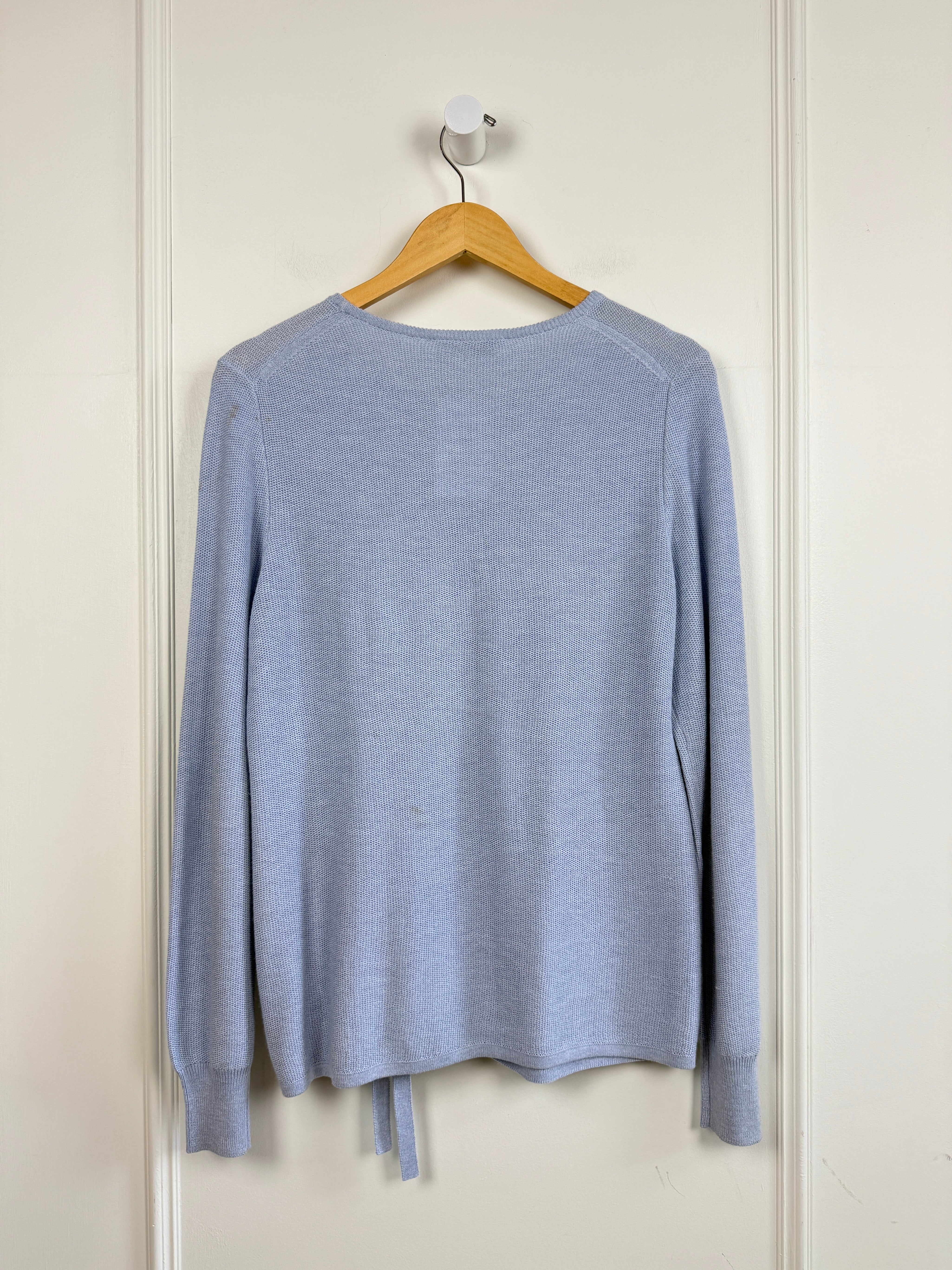 White + Warren Gathered Sweater (L)