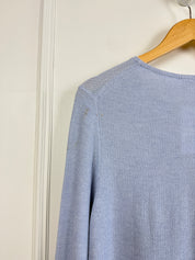 White + Warren Gathered Sweater (L)