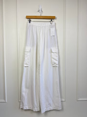 Enza Costa White Cargo Pants (S)