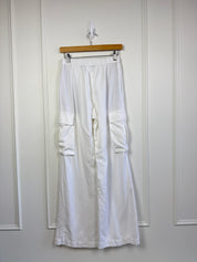Enza Costa White Cargo Pants (S)