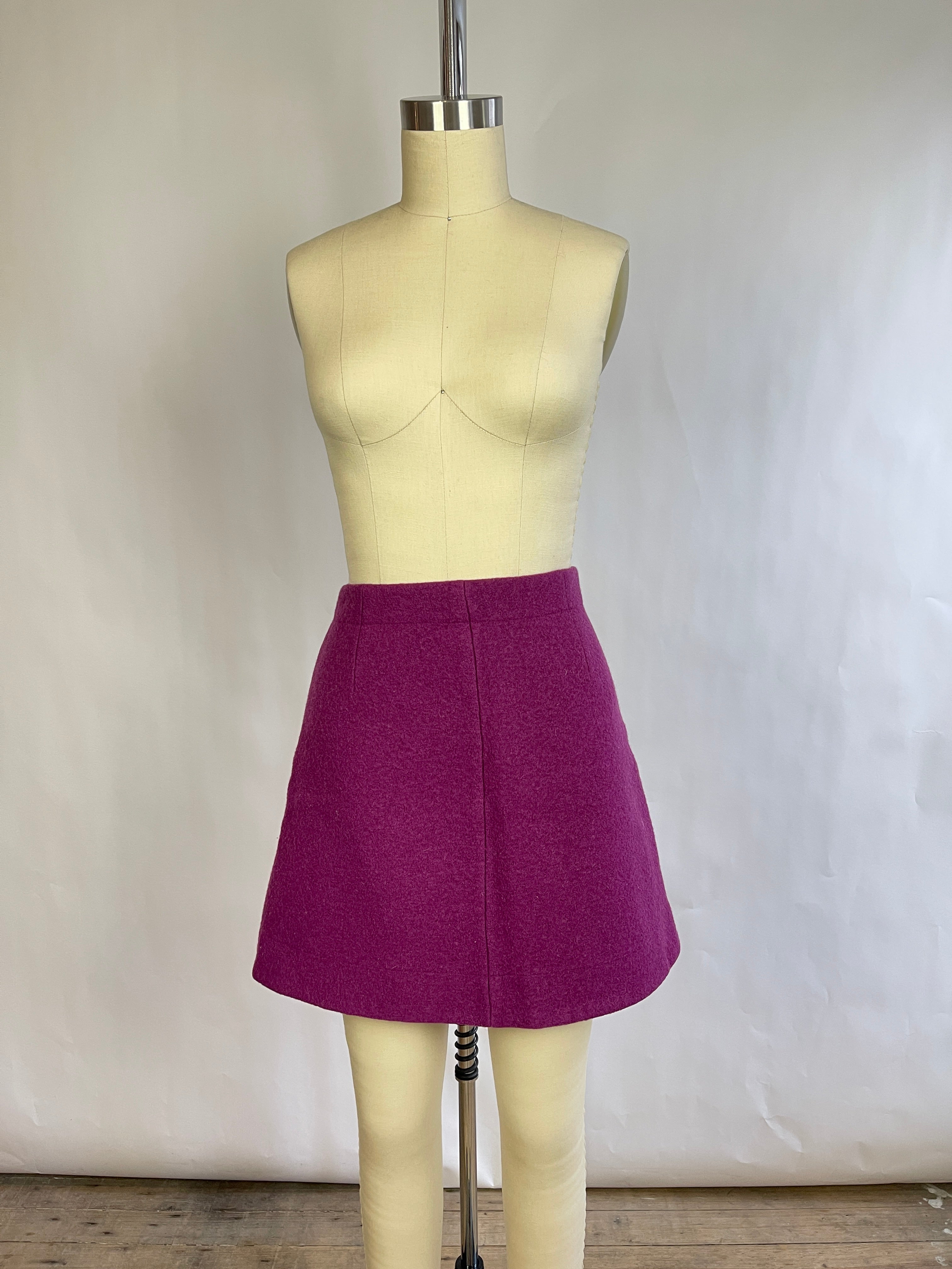 COS Purple Mini Skirt (6/M)