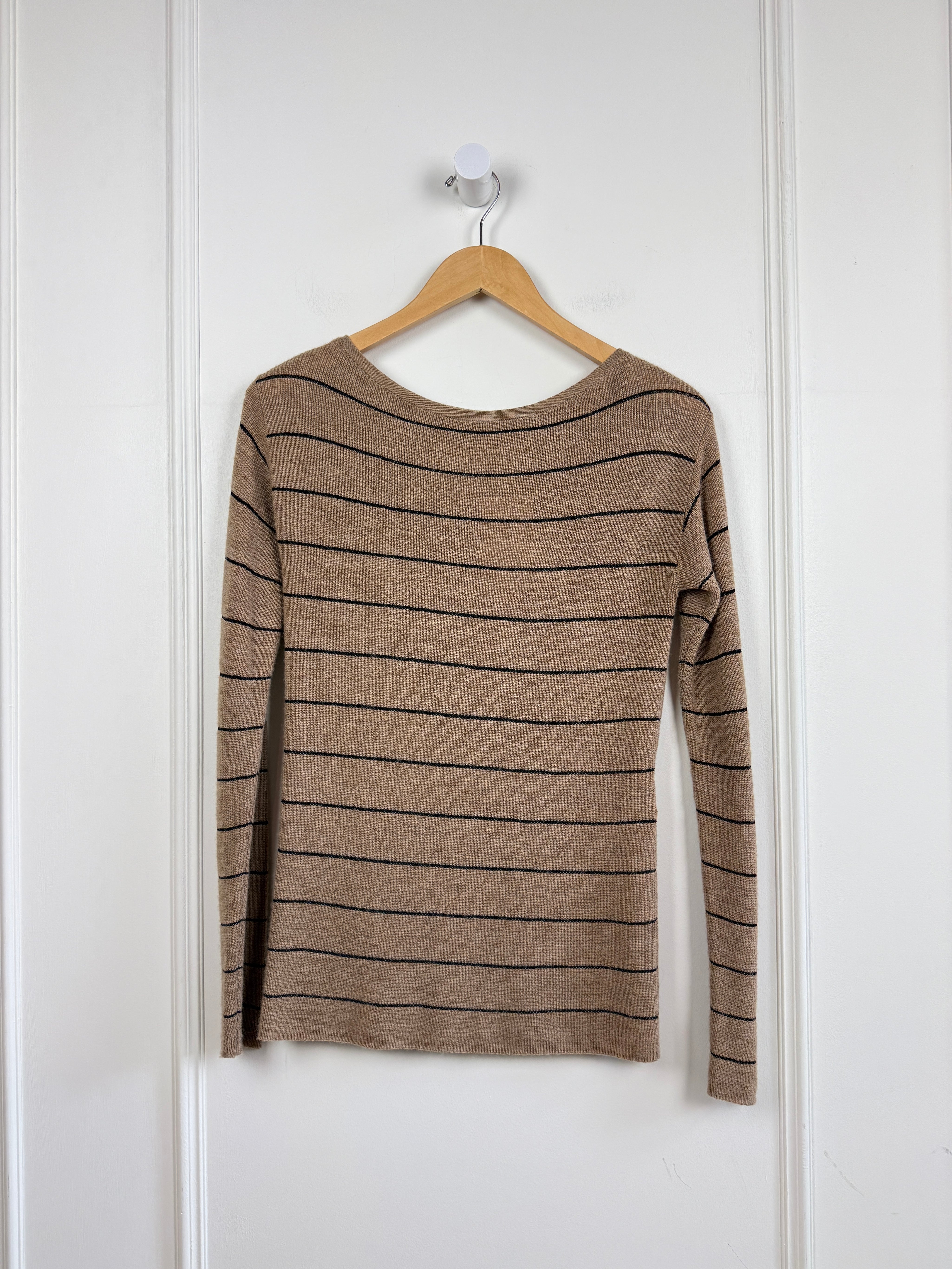 By Malene Birger Veruna Tan Striped Top (XS)