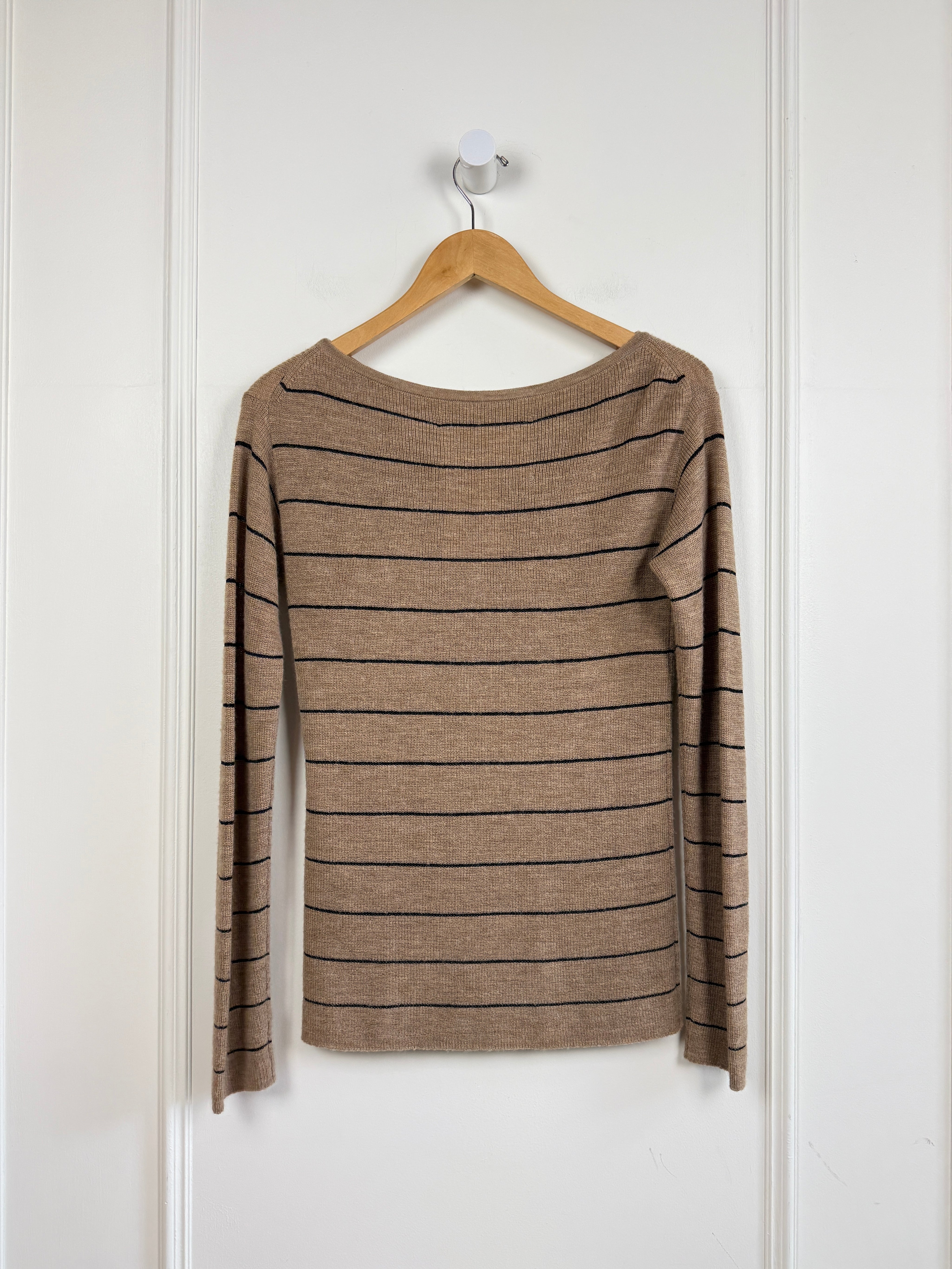 By Malene Birger Veruna Tan Striped Top (XS)