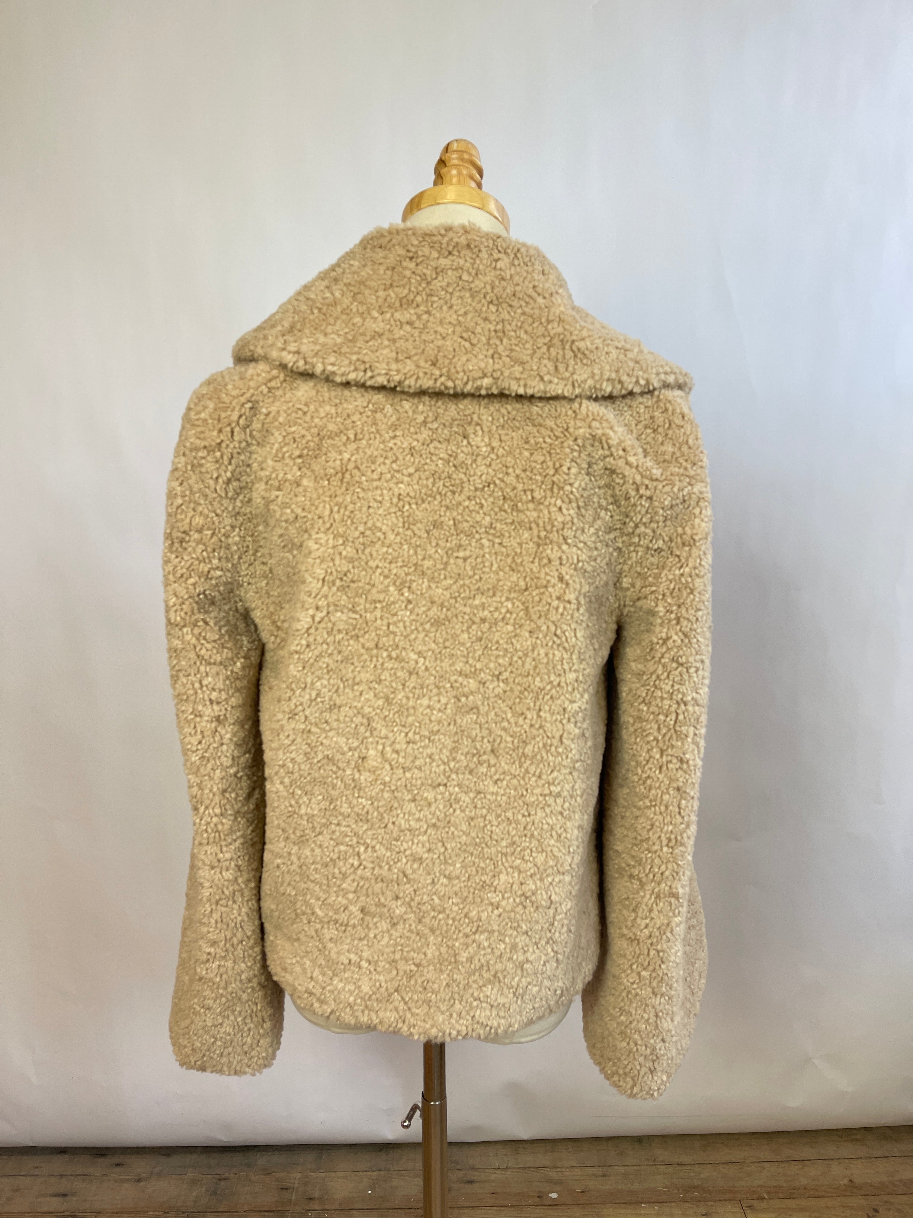 Unreal Fur Tan Bomber (XS)