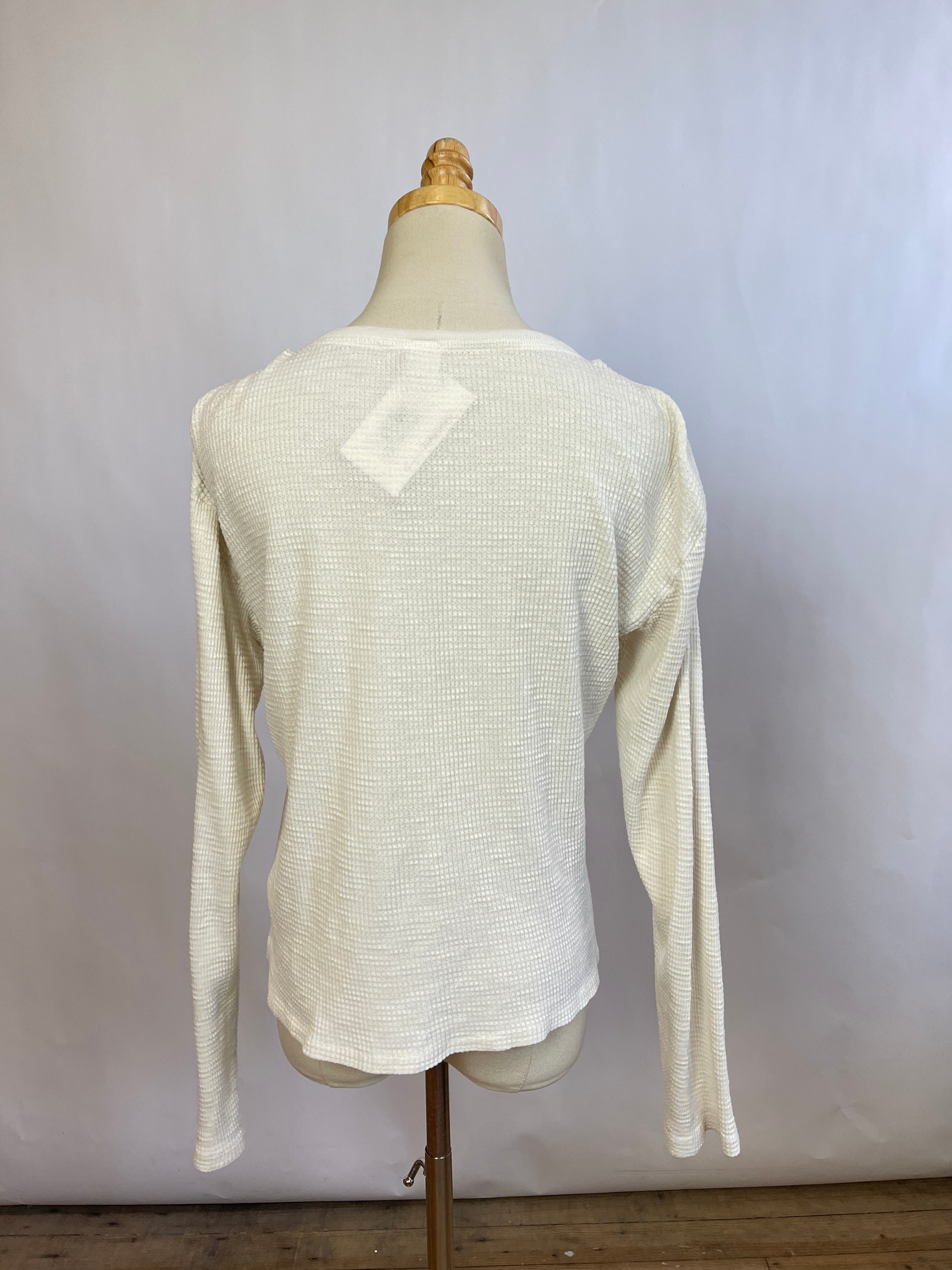 Re/Done Henley Top (XS)