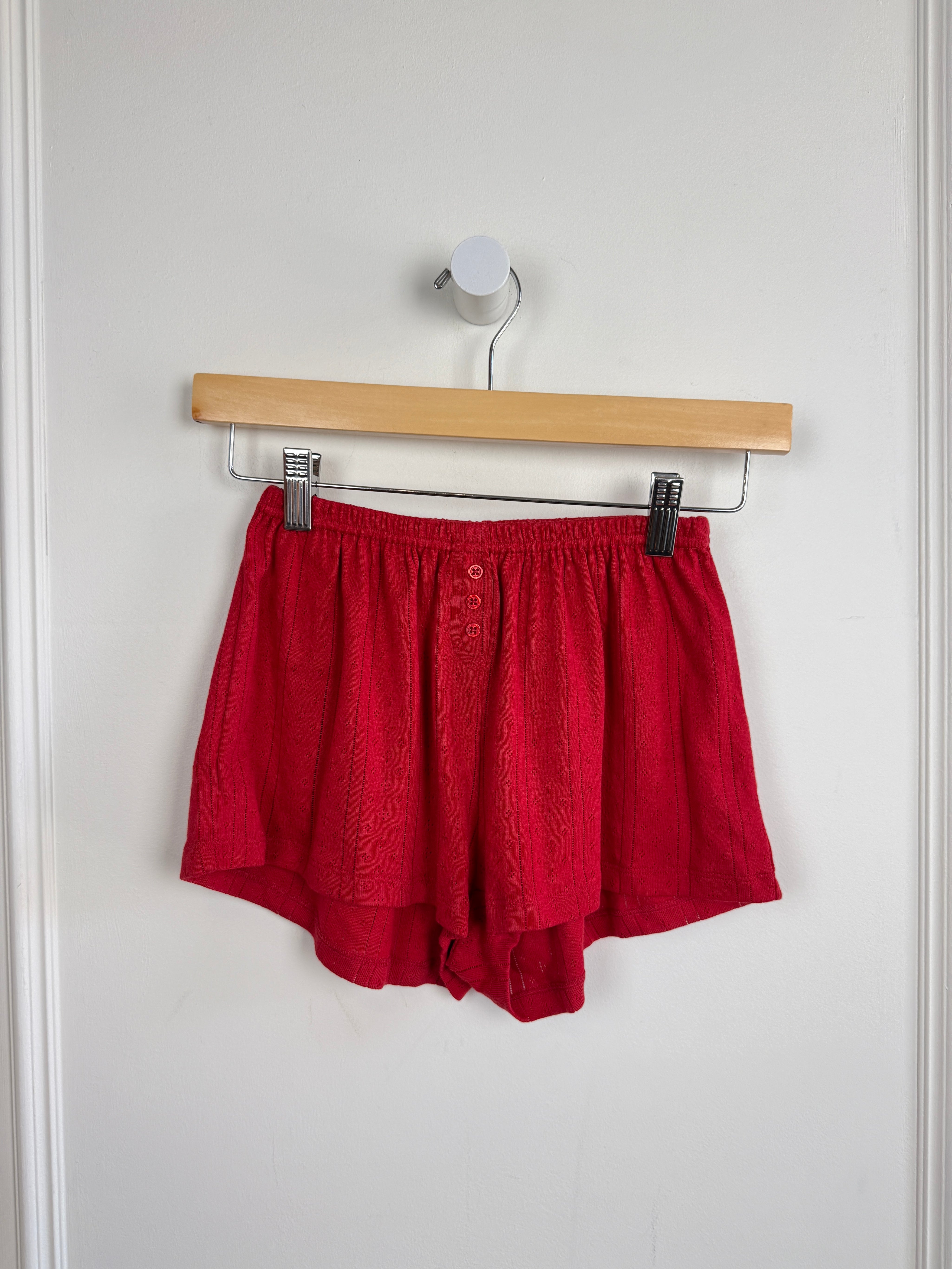CouCou Intimates Red Pointelle Set (XXS)