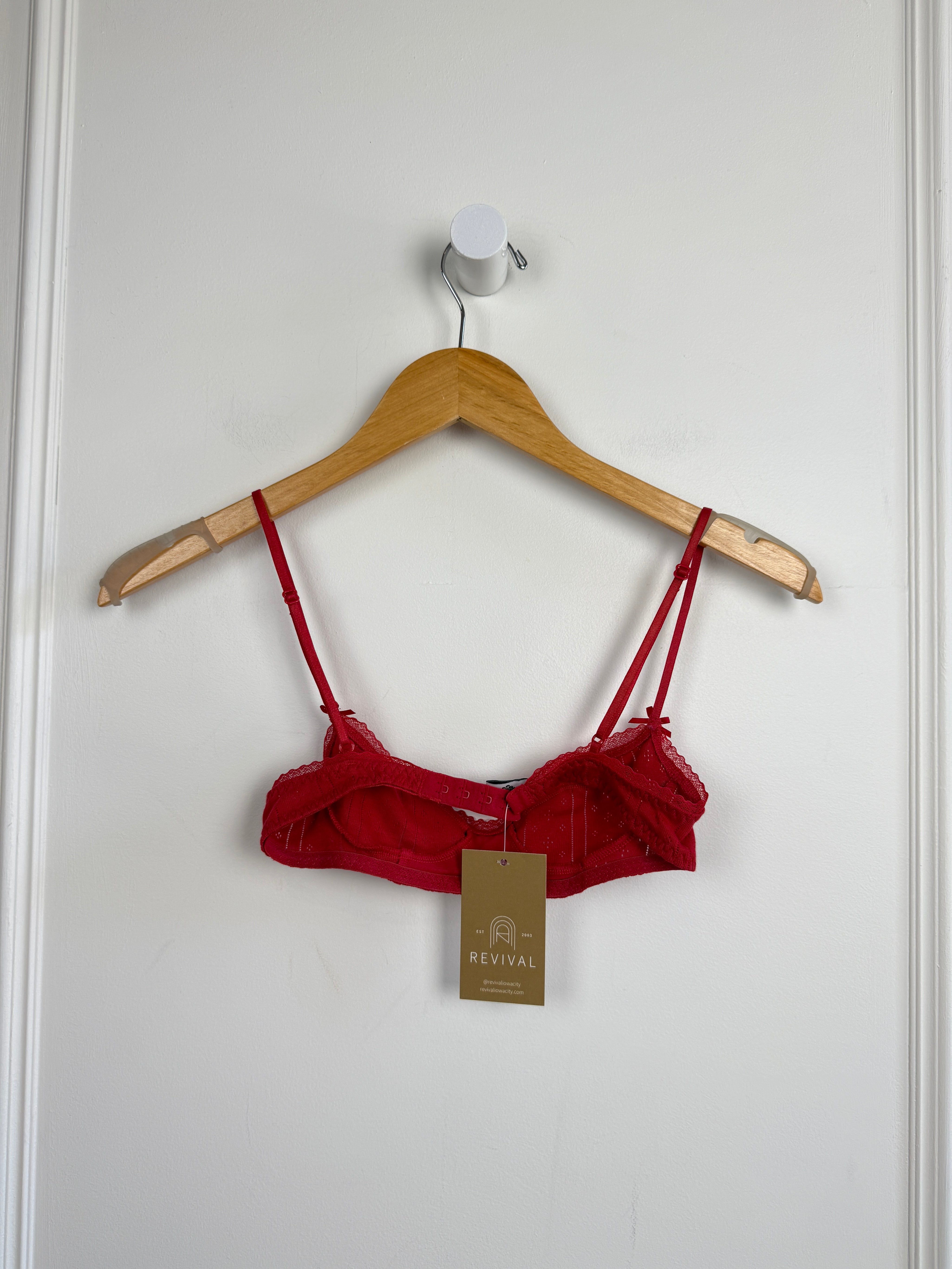 CouCou Intimates Red Pointelle Set (XXS)