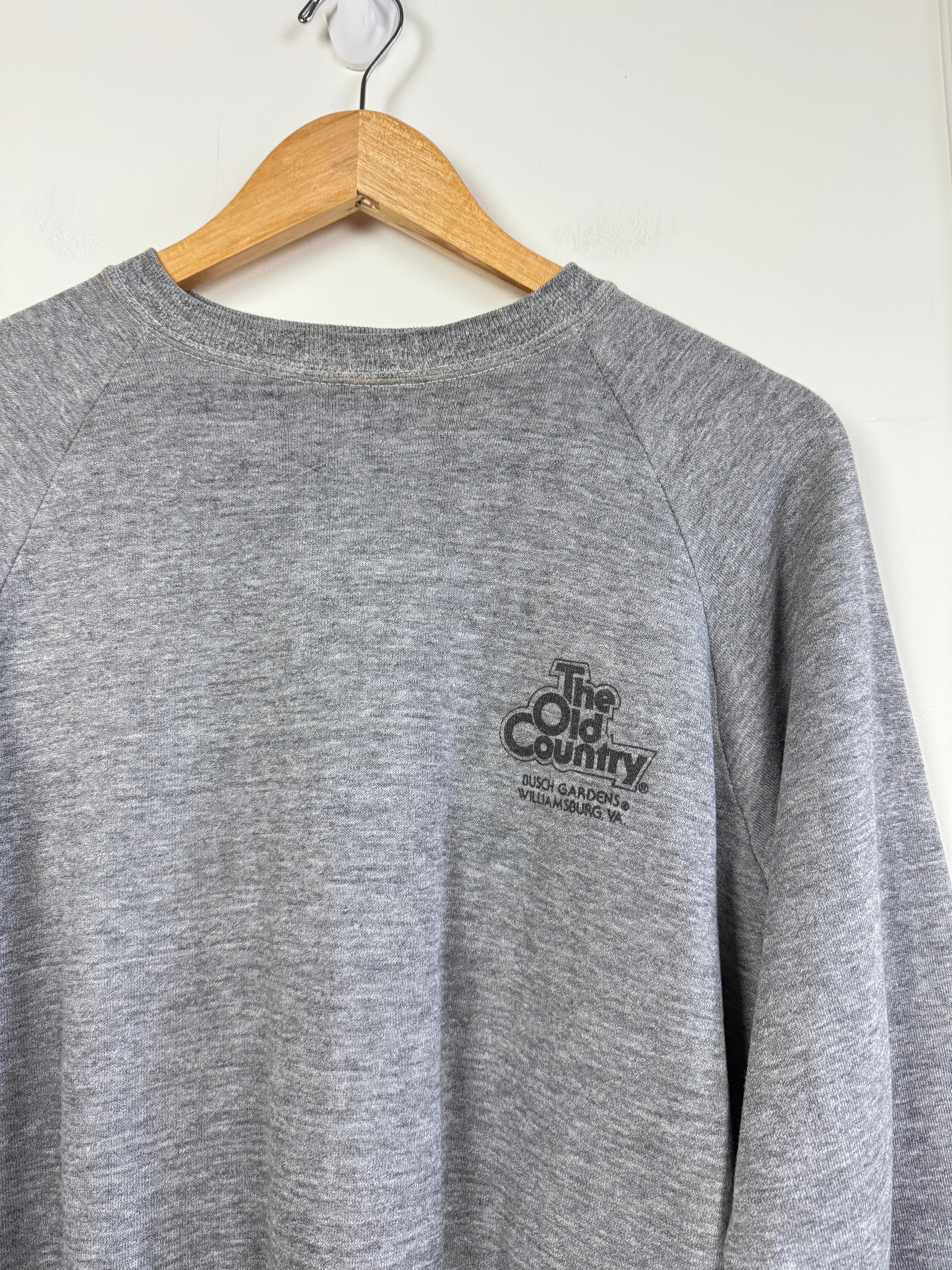 Vintage Grey Sweatshirt (S/M)