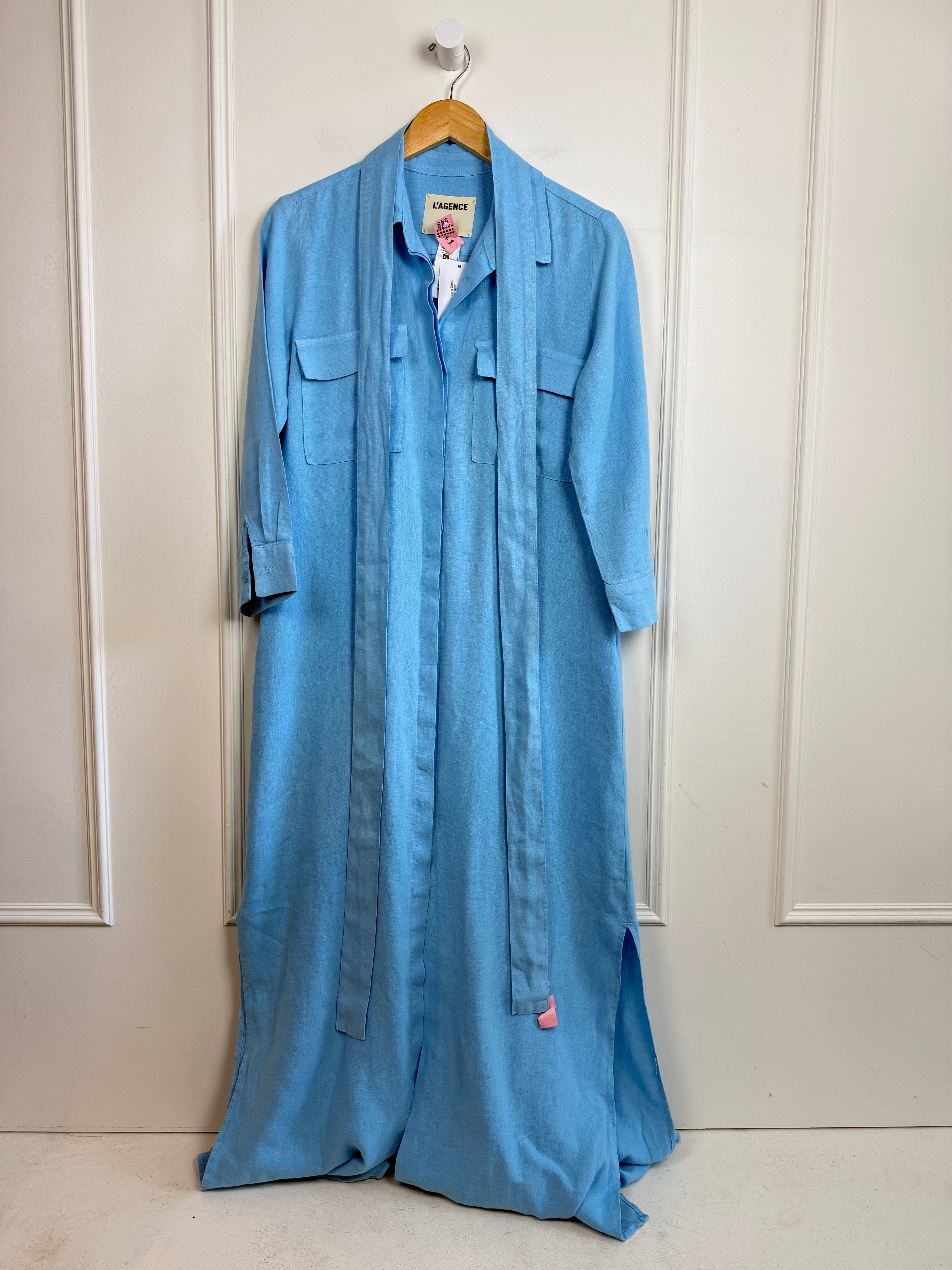 L'agence Blue Long Dress (M)