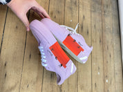 Off White Vulcanized Low Purple Tennies (38)