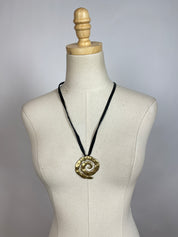 Plutonia Blue Hypnos Medallion Necklace