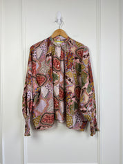 Chunky Silk Blouse (M)