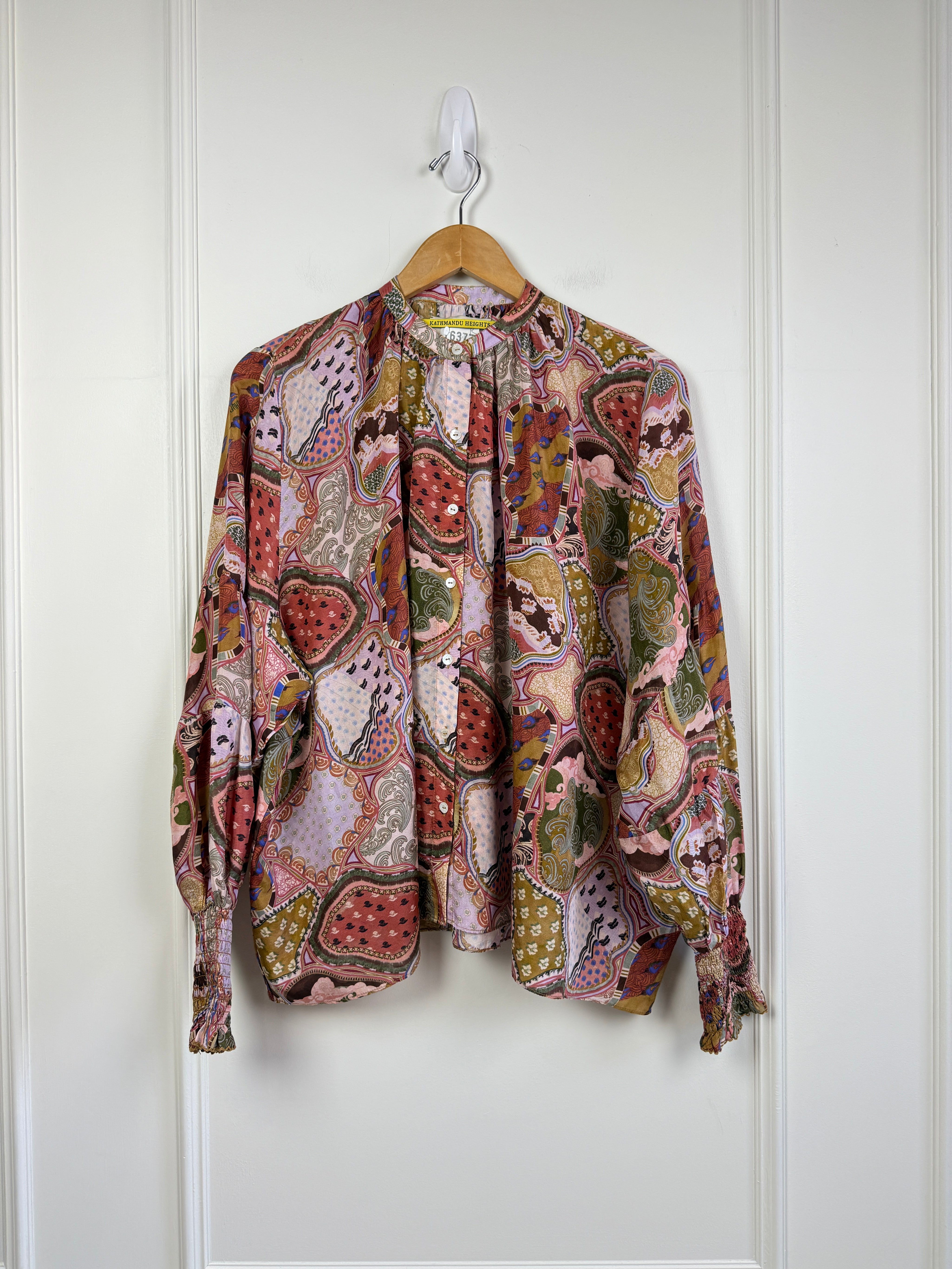 Chunky Silk Blouse (M)