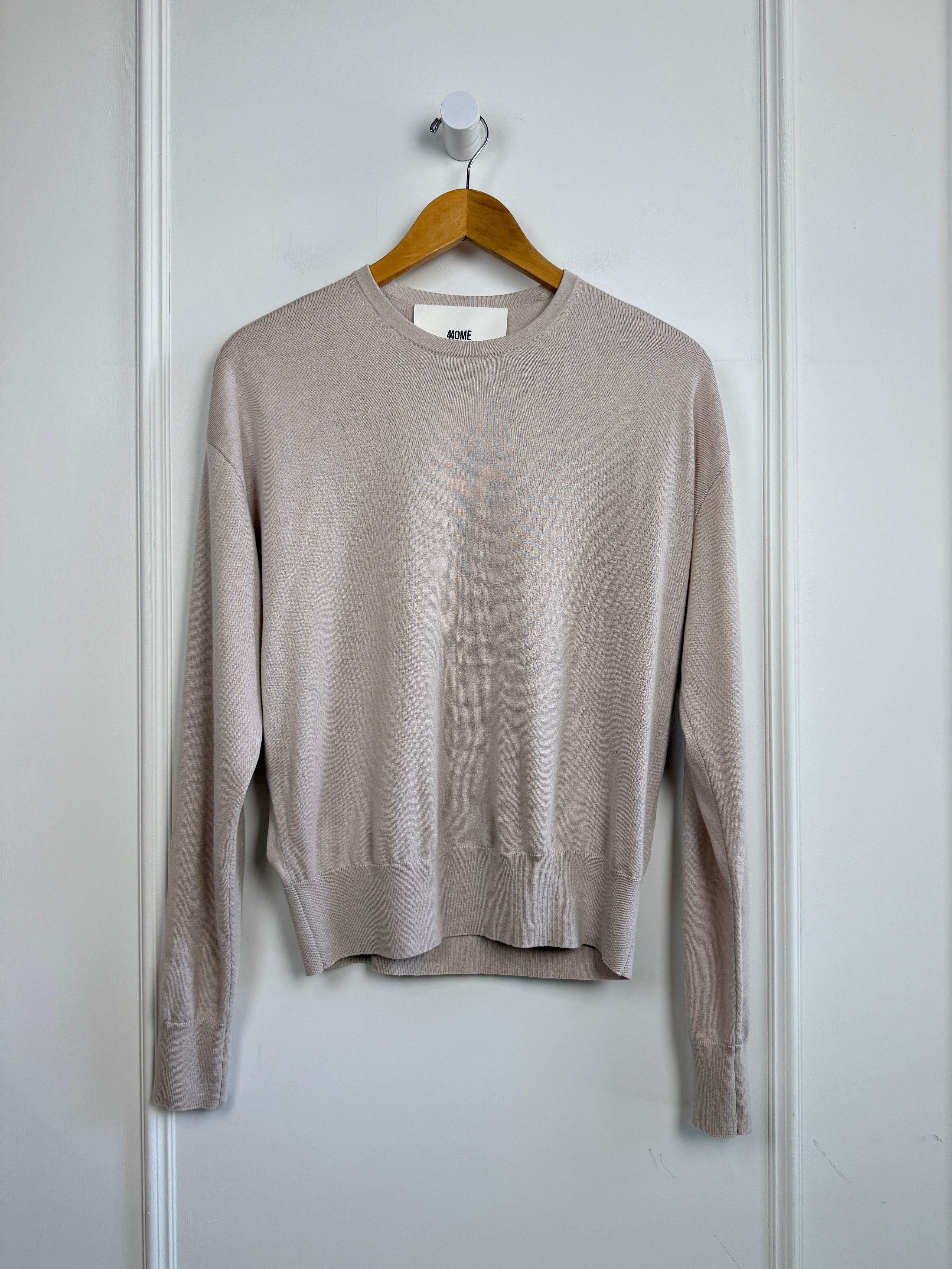 44Ome Taupe Silk & Wool Sweater (XS)