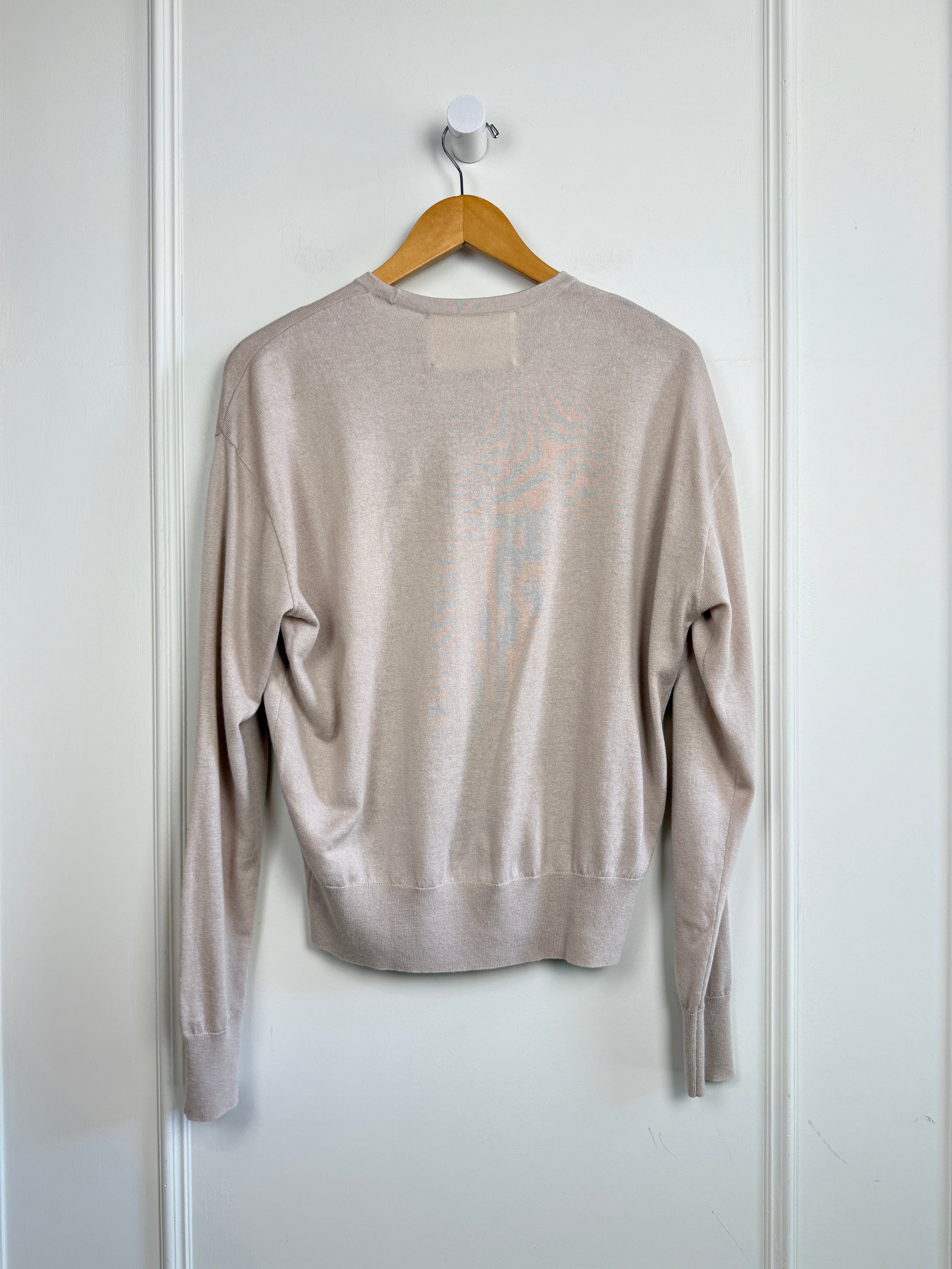 44Ome Taupe Silk & Wool Sweater (XS)