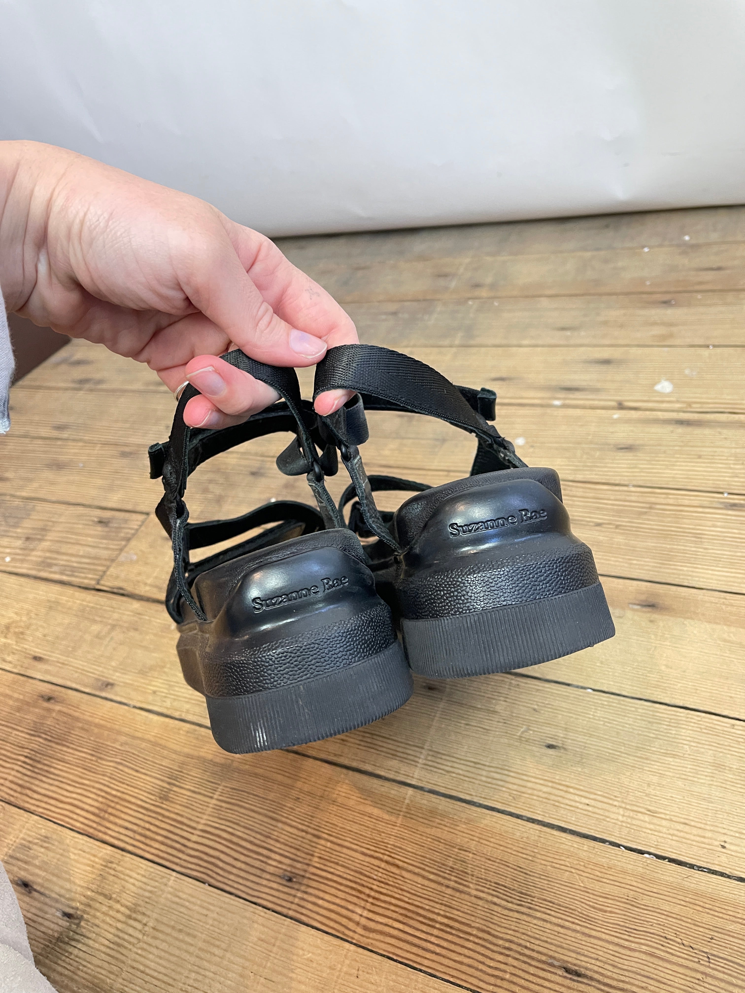 Suzanne Rae Black Sandals (39)