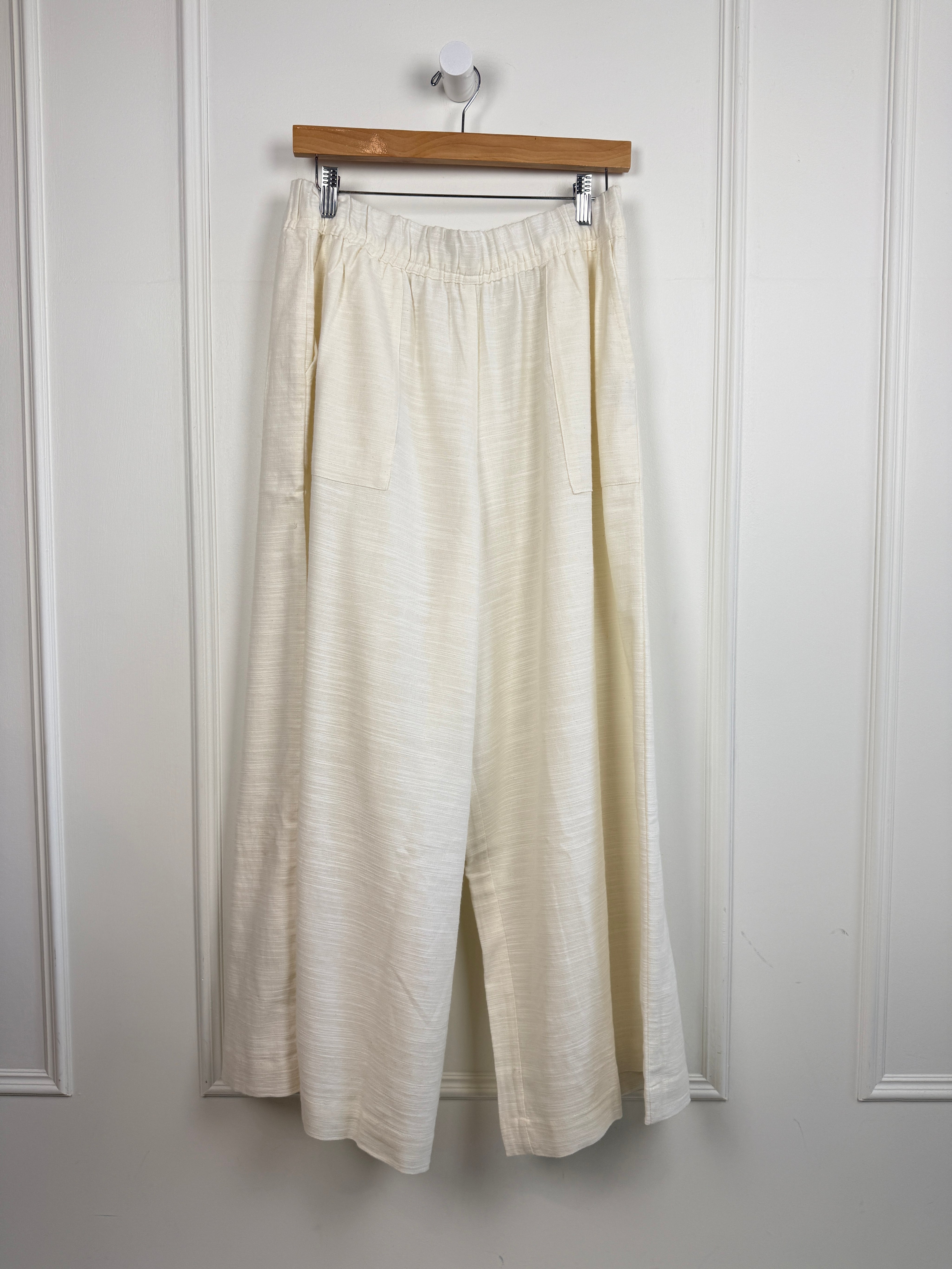 Laude The Label Everyday Pant Cream Pants (XL & XXL)